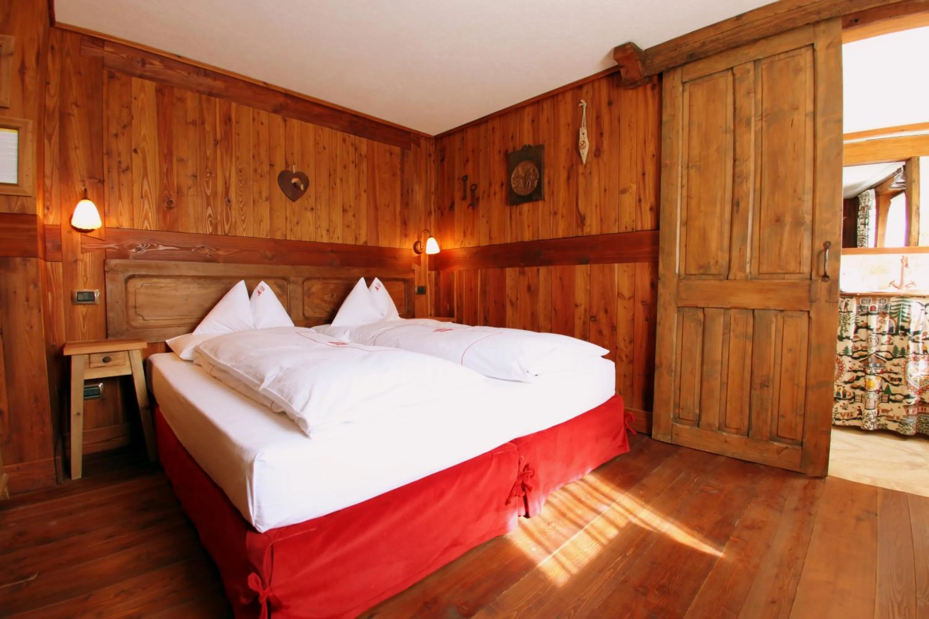 Bedroom in Eco Chalet Maison Dominique