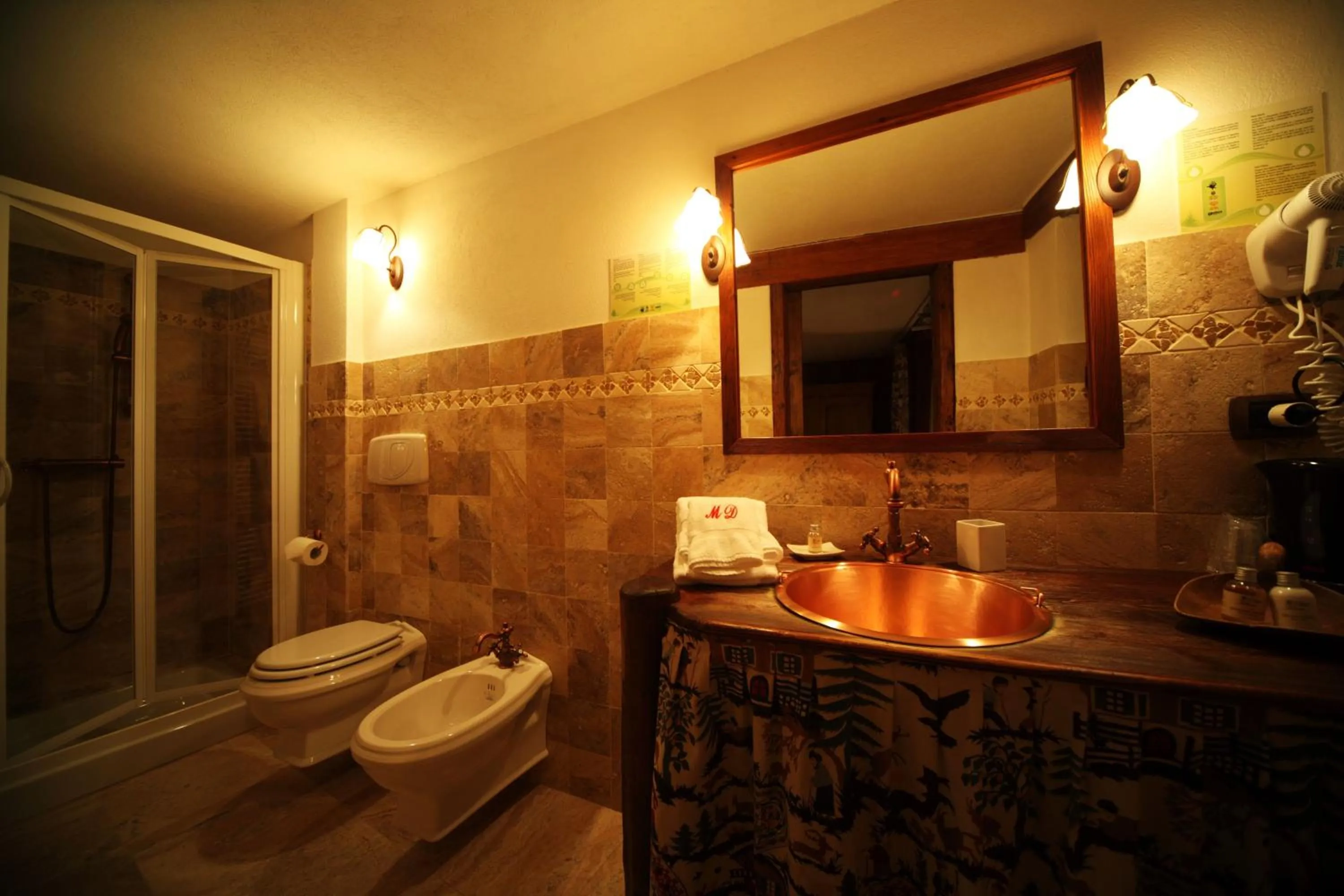 Bathroom in Eco Chalet Maison Dominique