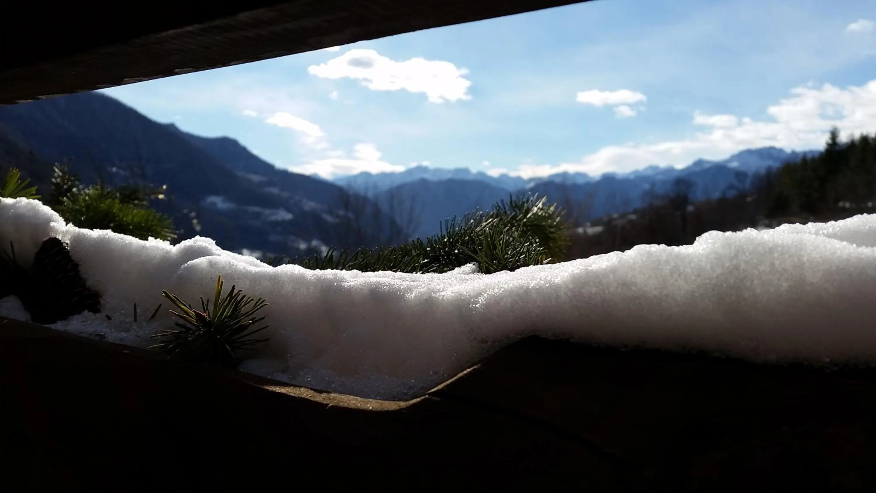 Bird's eye view in Eco Chalet Maison Dominique
