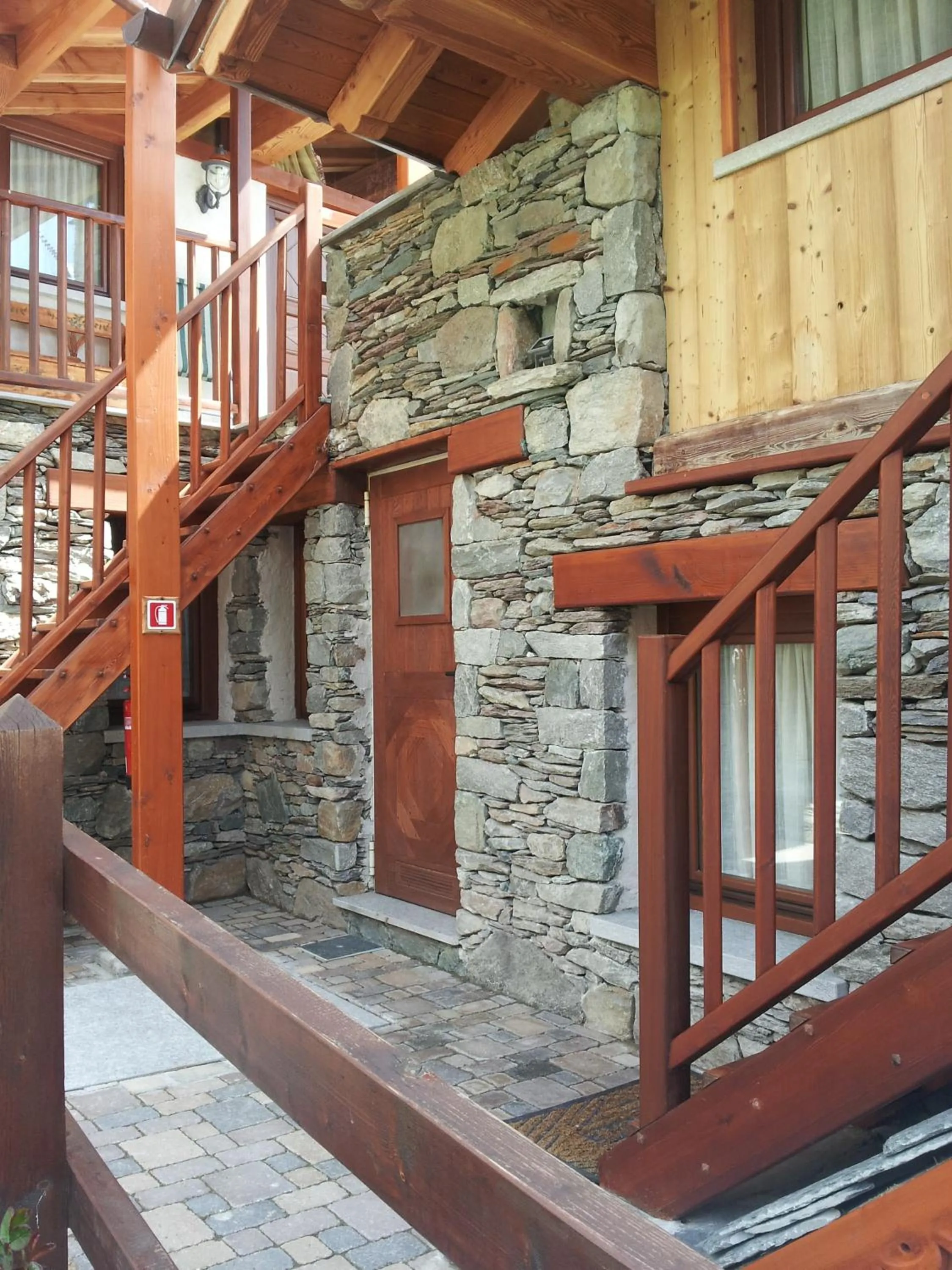 Decorative detail in Eco Chalet Maison Dominique