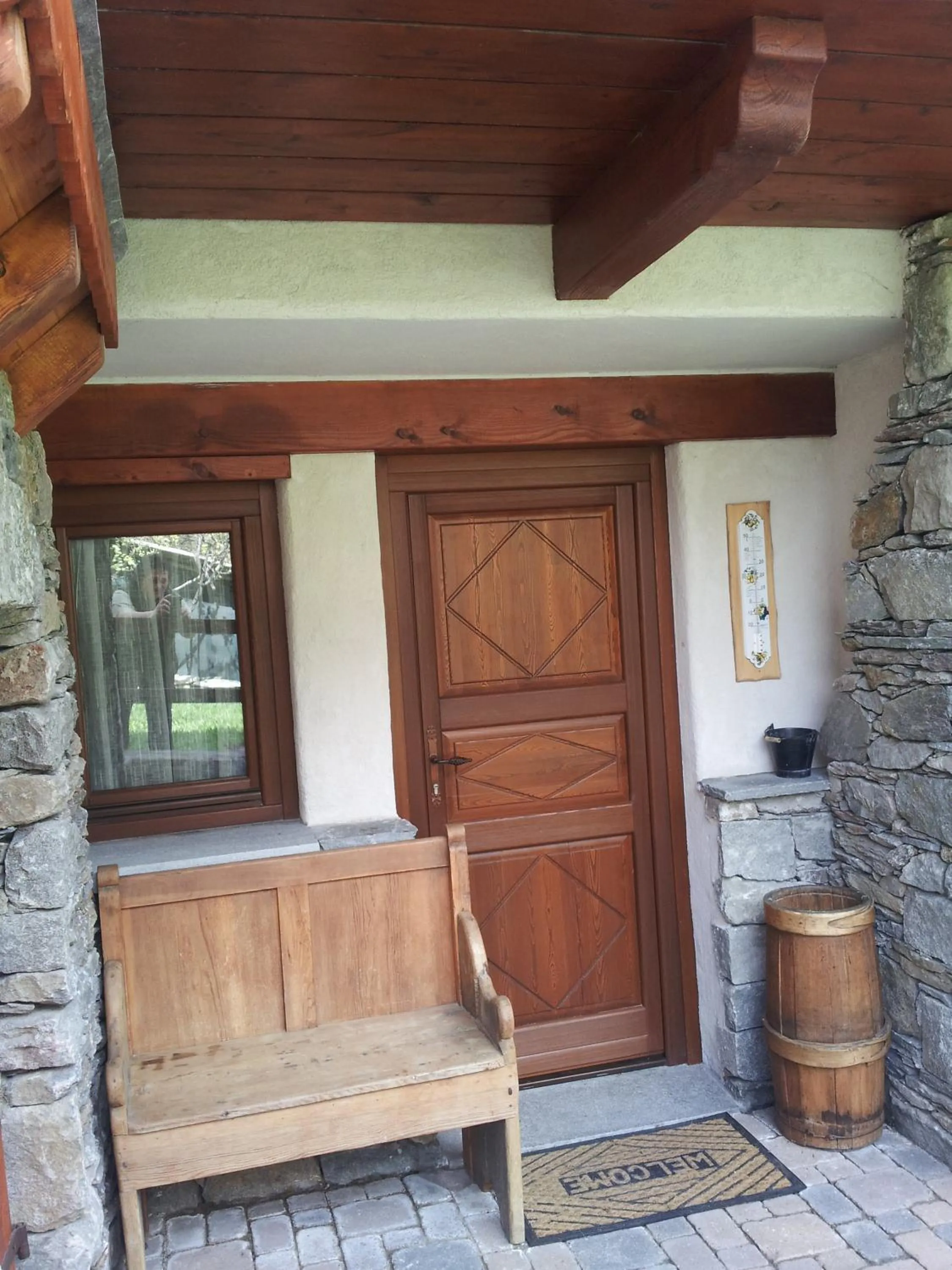 Decorative detail in Eco Chalet Maison Dominique