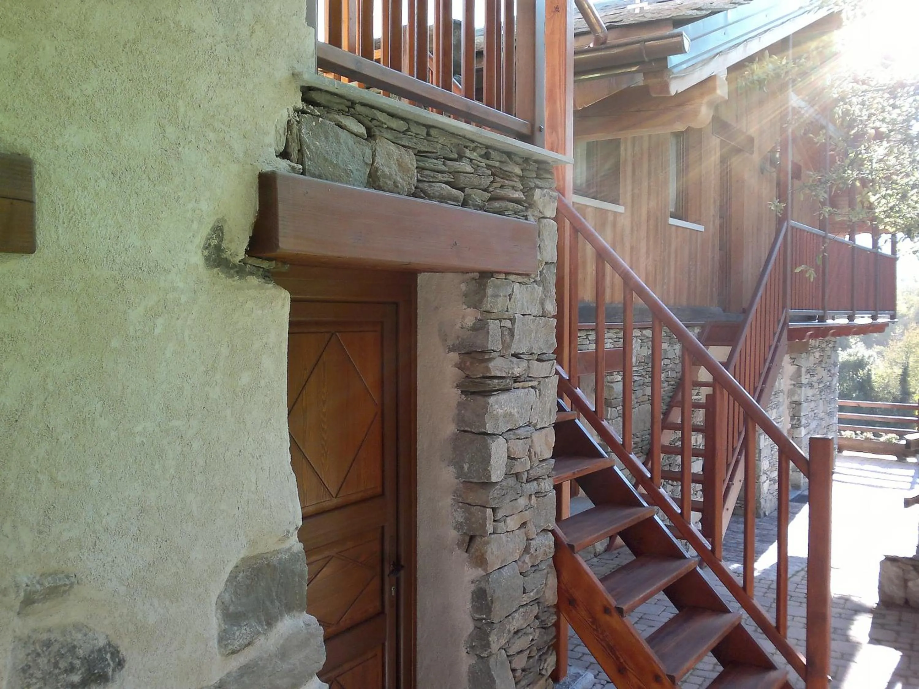 Facade/entrance in Eco Chalet Maison Dominique