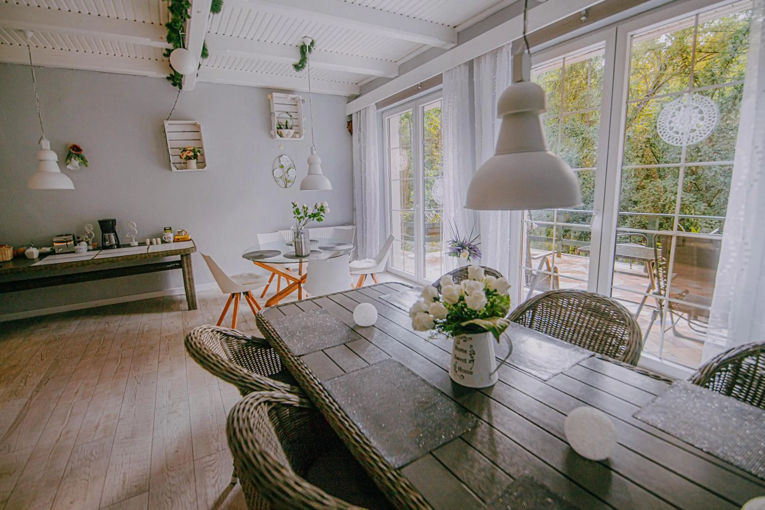 Dining area in Zacisze Leśne nad Pilicą