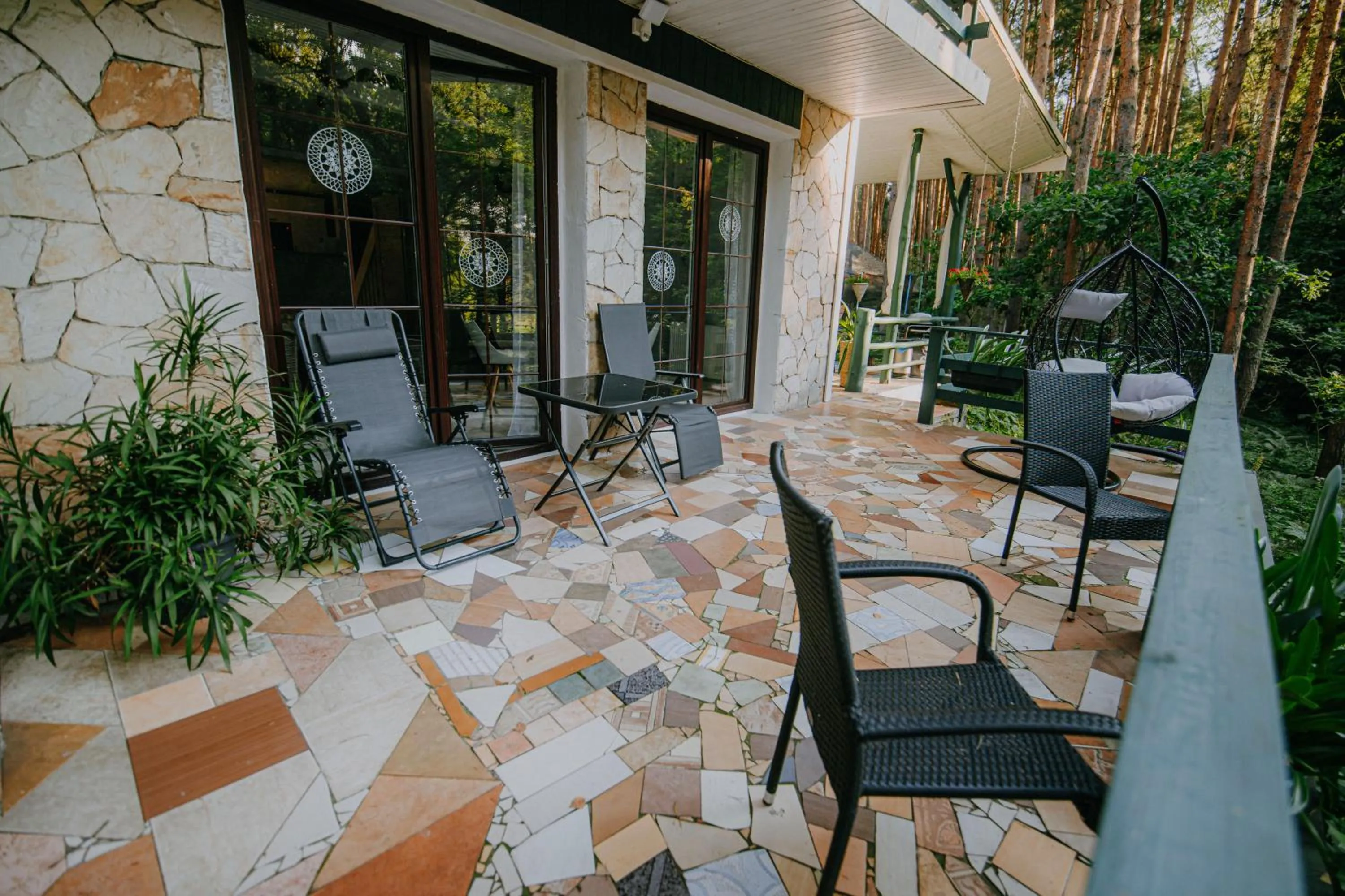 Balcony/Terrace in Zacisze Leśne nad Pilicą