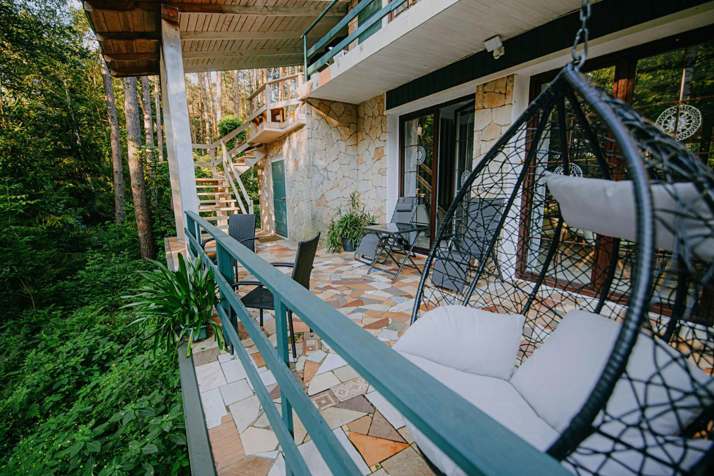Balcony/Terrace in Zacisze Leśne nad Pilicą