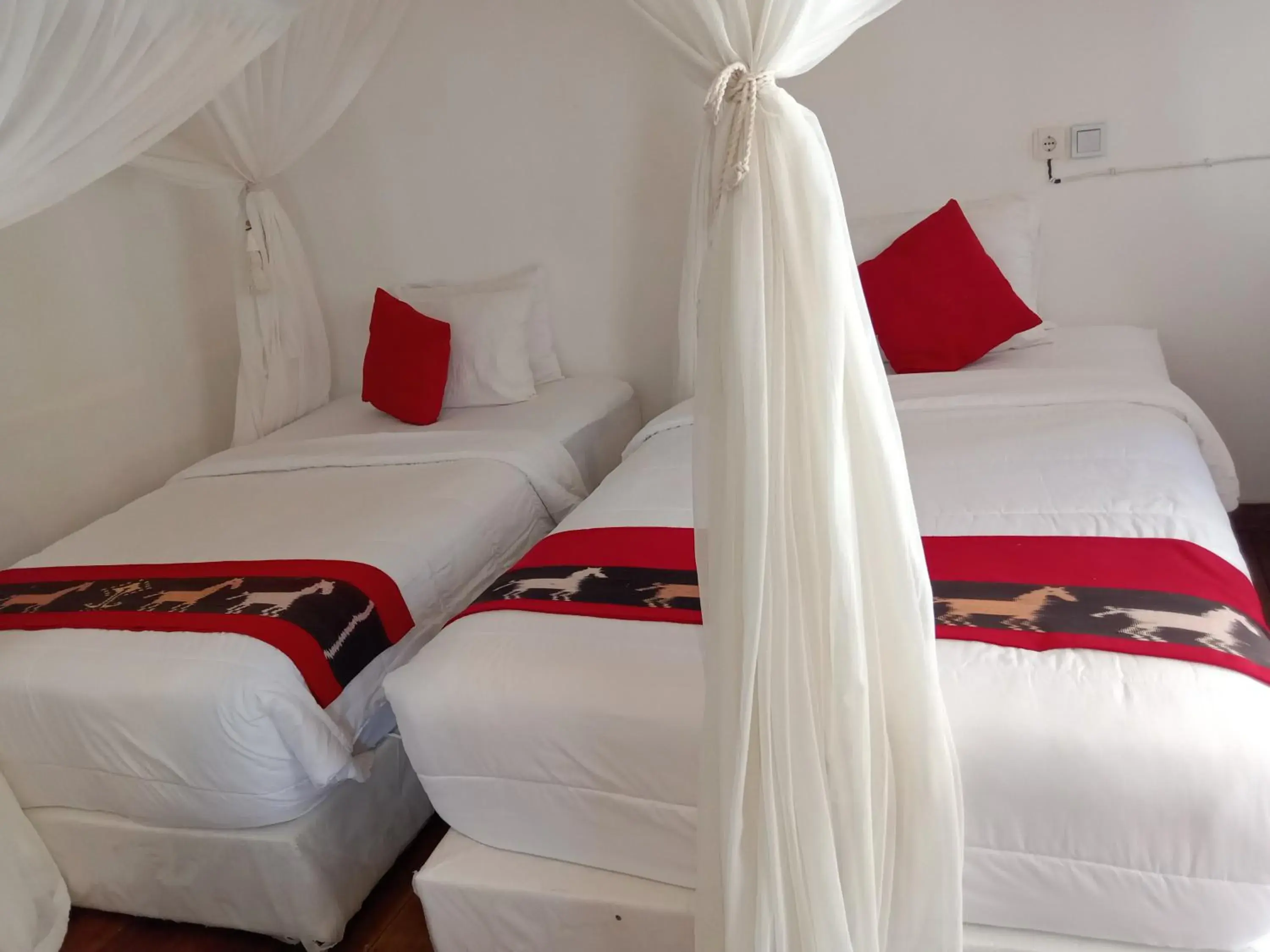 Bed in Rua Beach Resort Sumba Bed in Rua Beach Resort Sumba