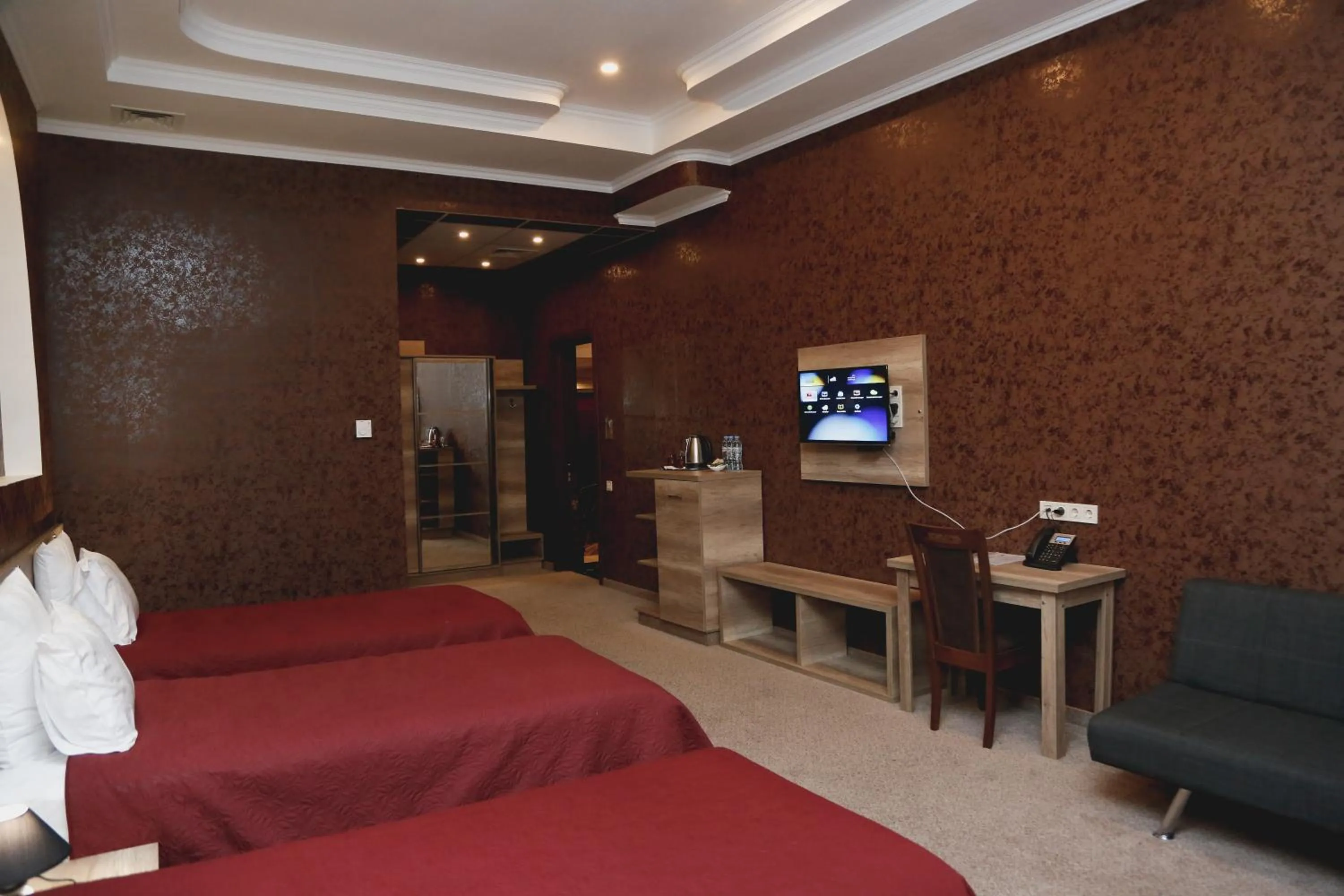 Bed in Hotel King David The Builder