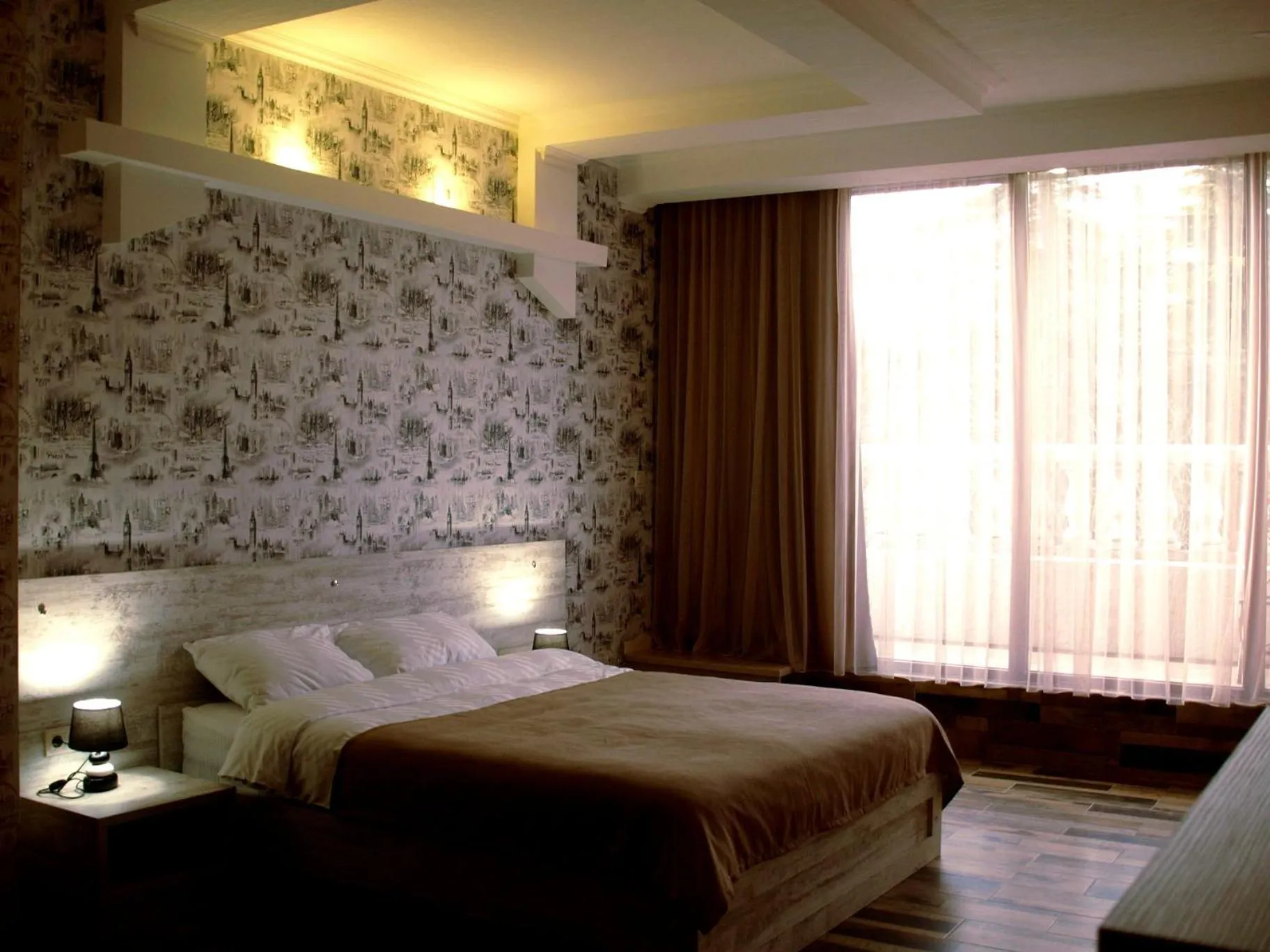 Balcony/Terrace, Bed in Hotel King David The Builder