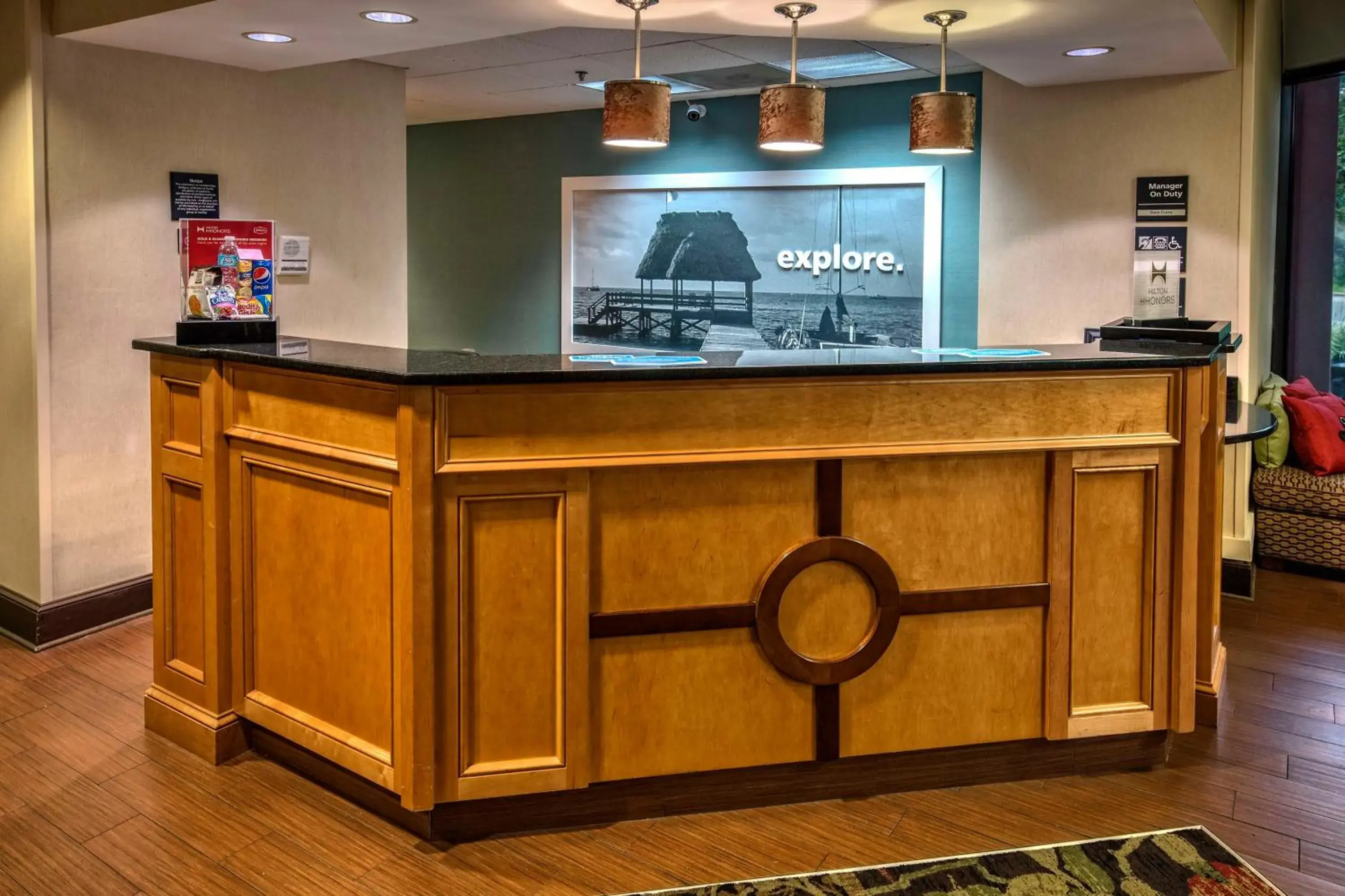 Lobby or reception in Hampton Inn New Bern Lobby or reception in Hampton Inn New Bern