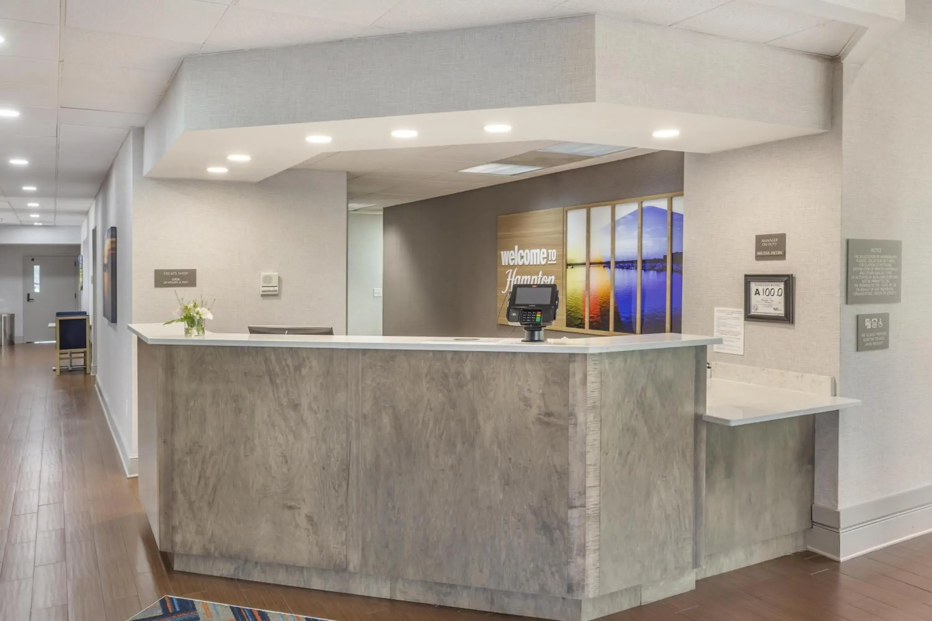 Lobby or reception in Hampton Inn New Bern Lobby or reception in Hampton Inn New Bern