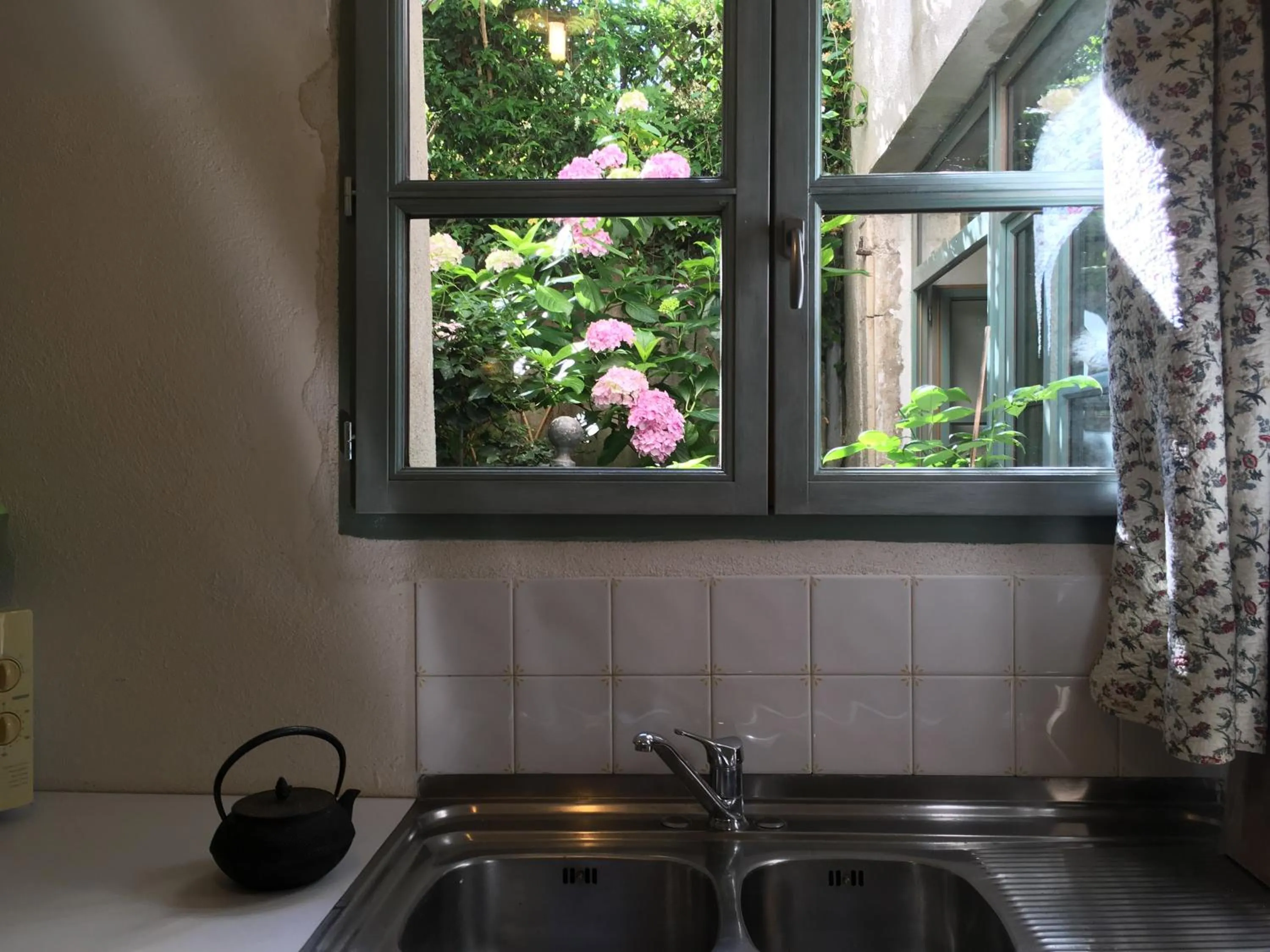 Communal kitchen in Les Asphodèles Amélie