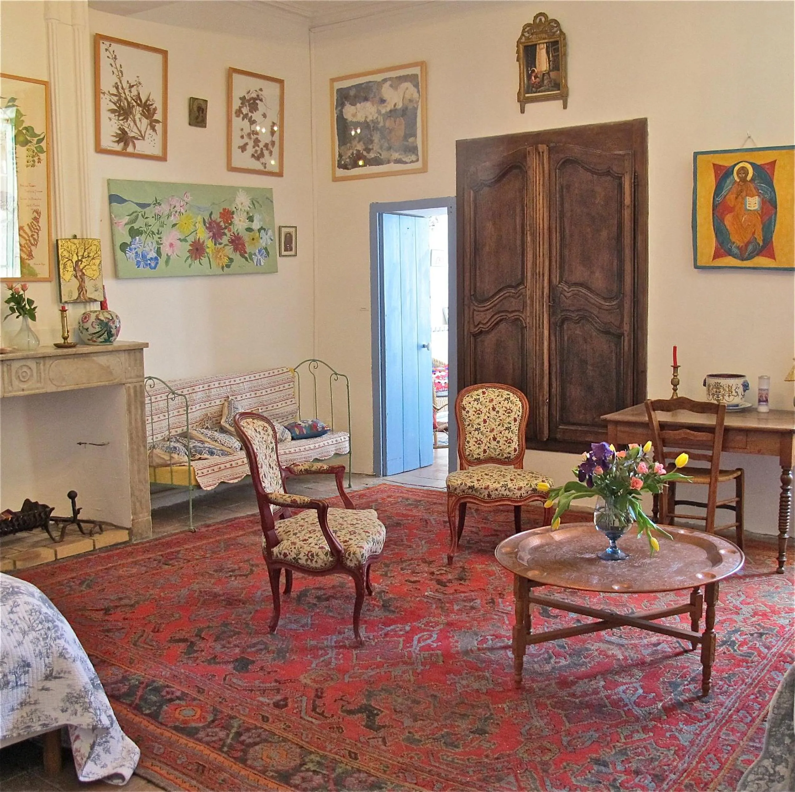 Garden view in Les Asphodèles Amélie