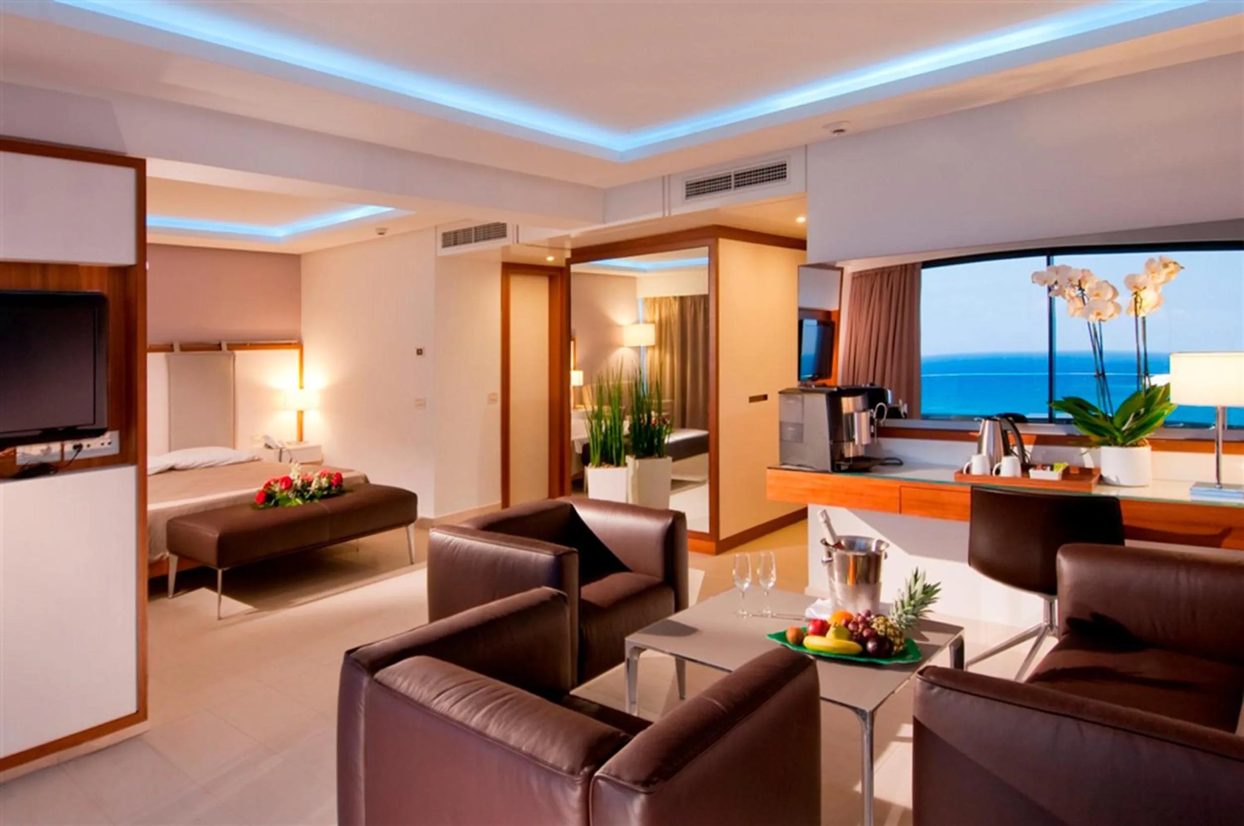 Seating area in Alimounda Mare Hotel