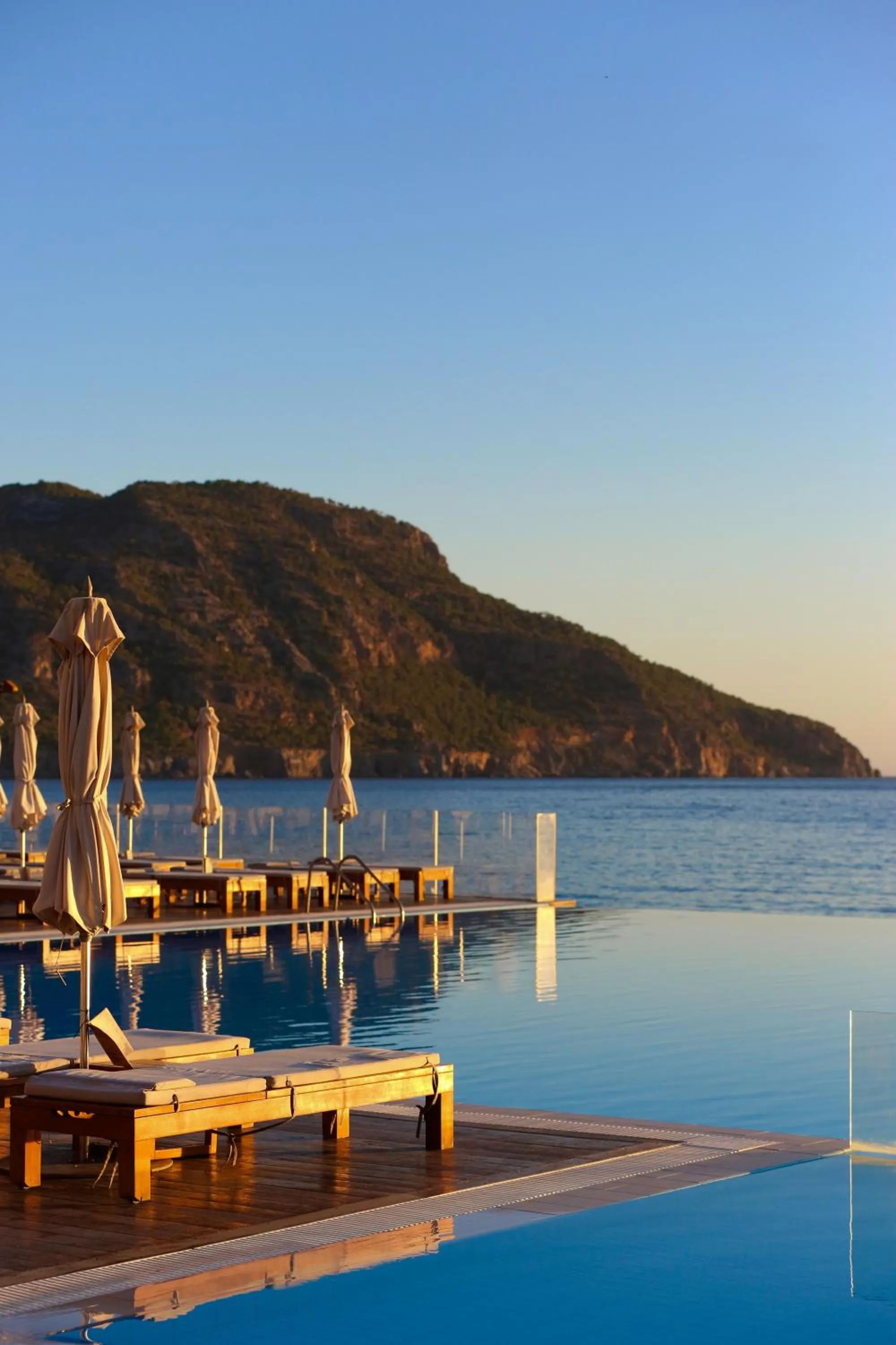 Pool view in Alimounda Mare Hotel