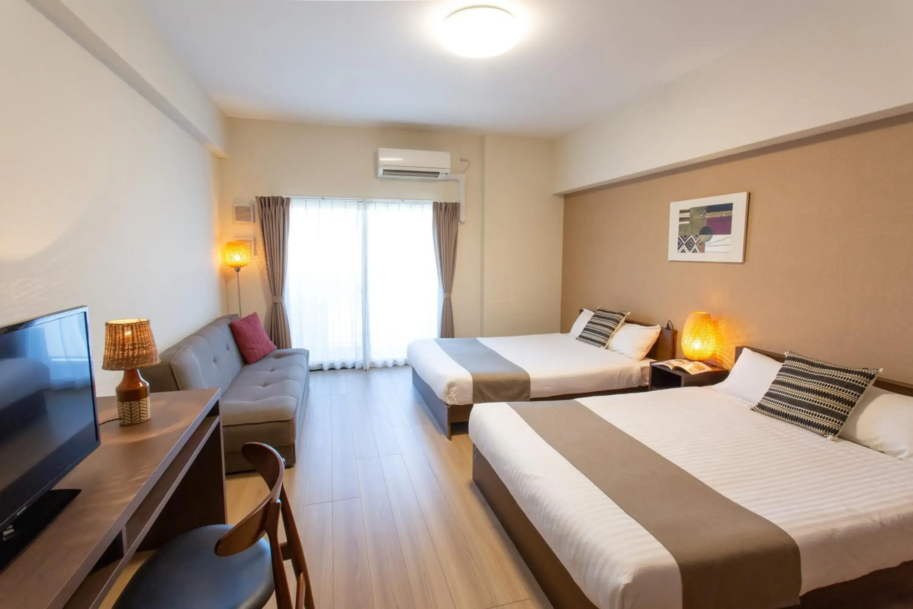 TV and multimedia, Bed in Nedoco Osaka West TV and multimedia, Bed in Nedoco Osaka West