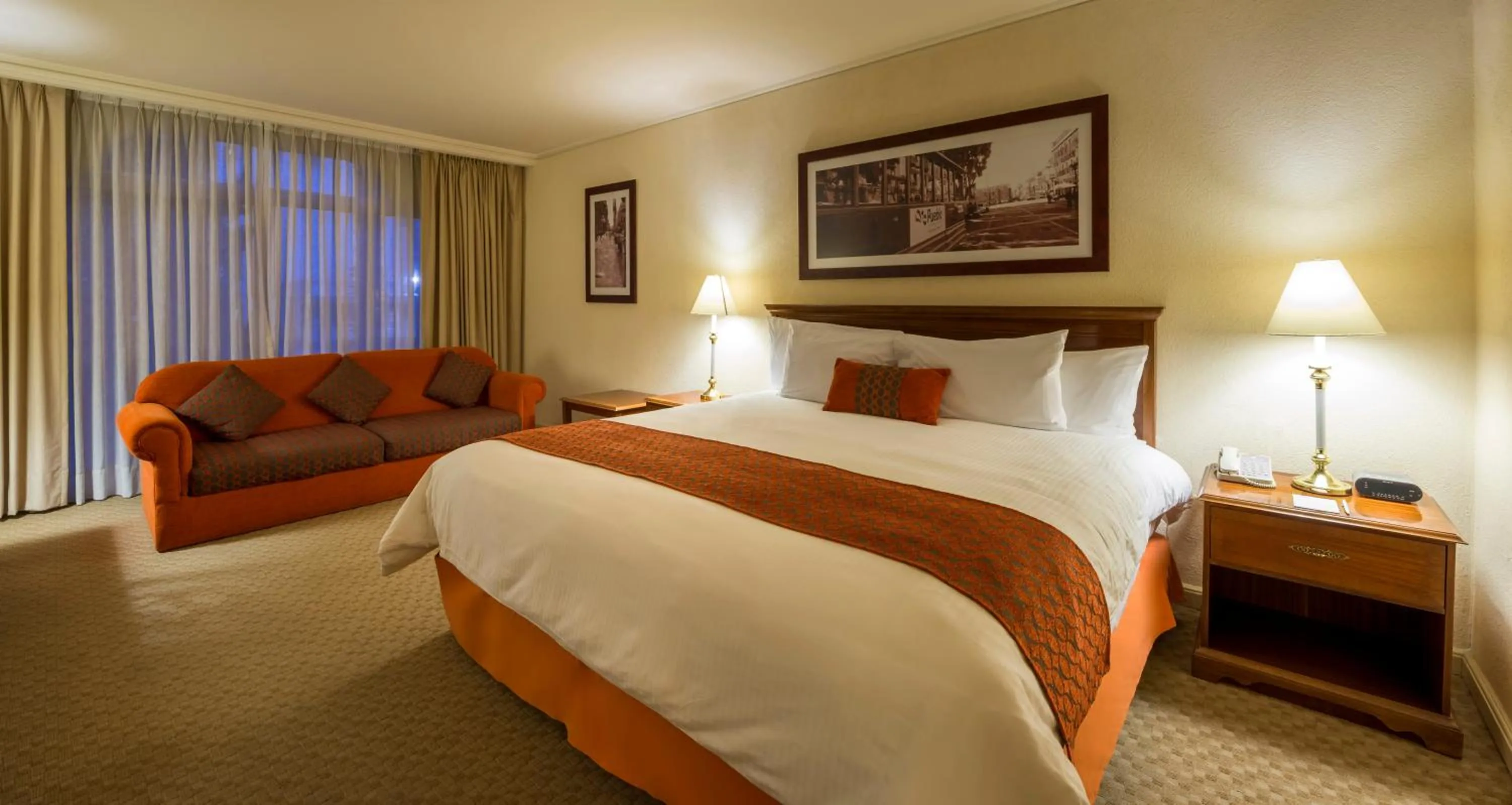 Bedroom, Bed in Camino Real Puebla Angelopolis