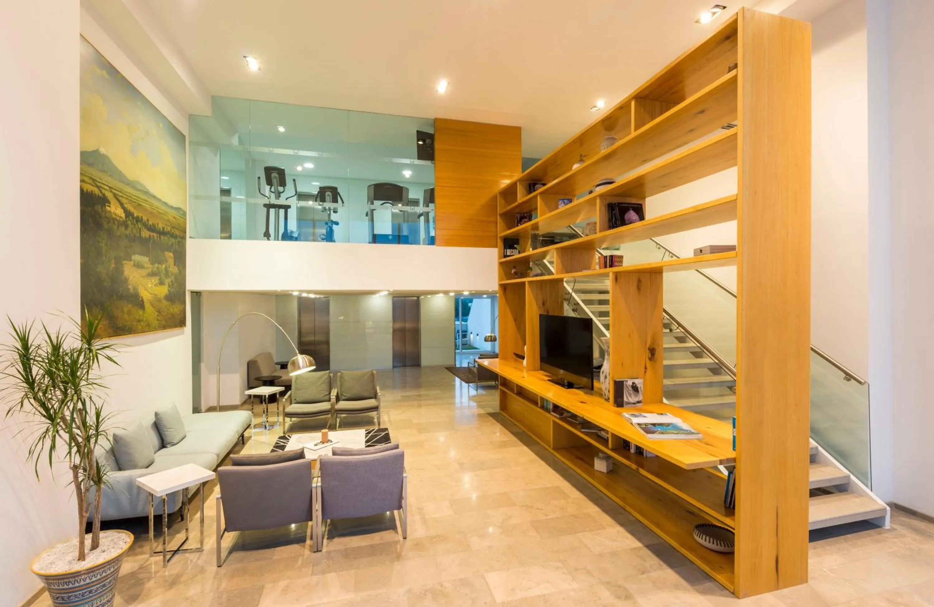 Lobby or reception in Camino Real Puebla Angelopolis