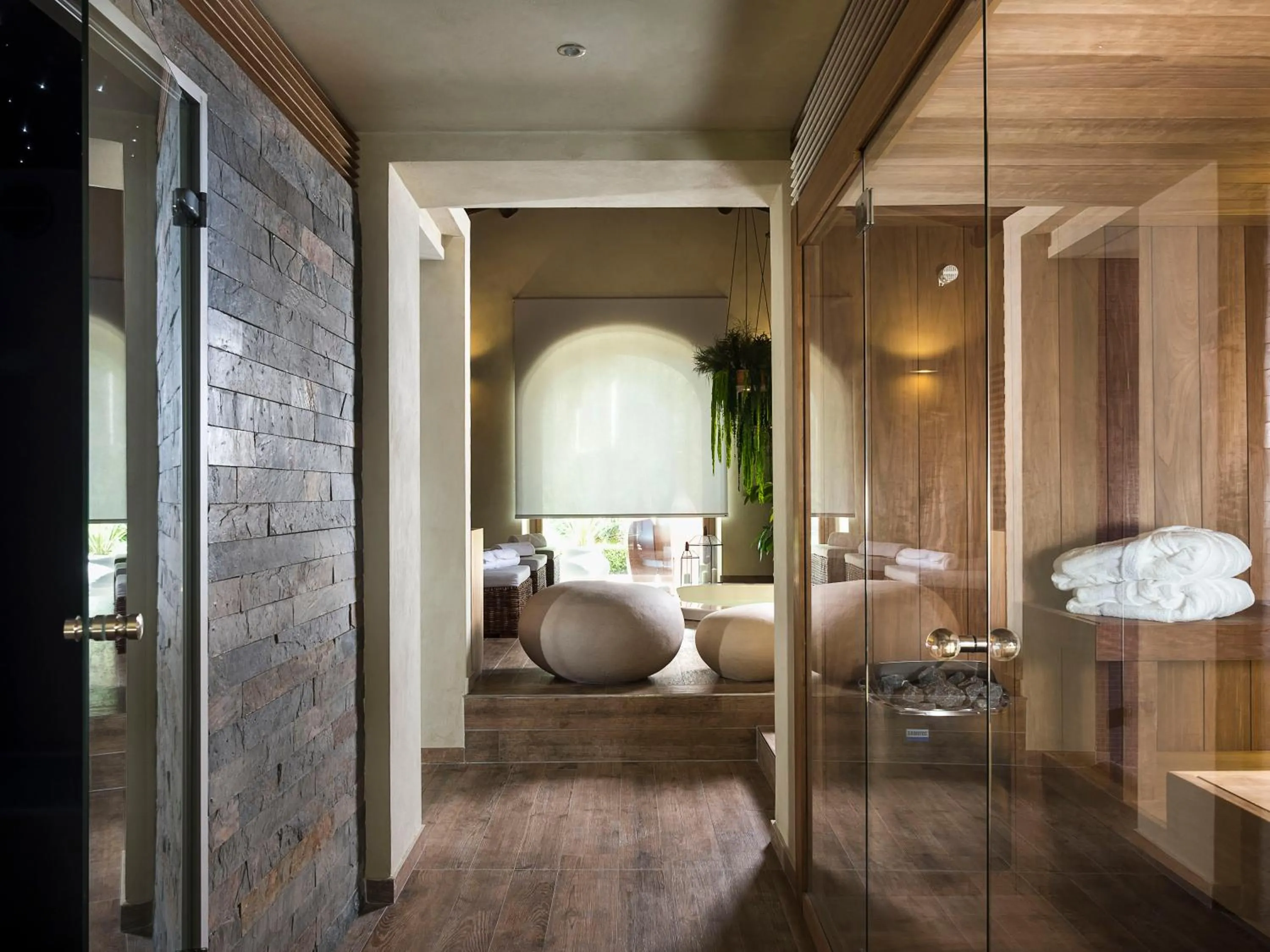 Sauna, Bed in Relais San Giuliano