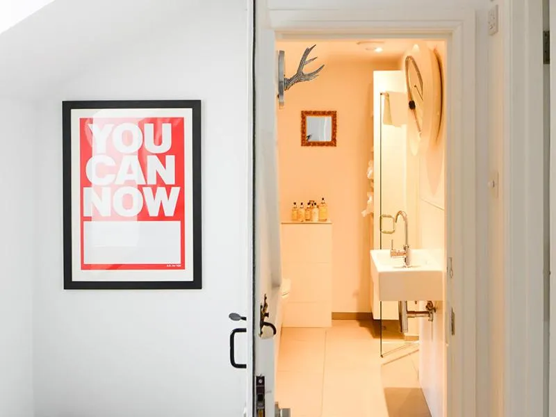 Shower in Monachyle Mhor Hotel