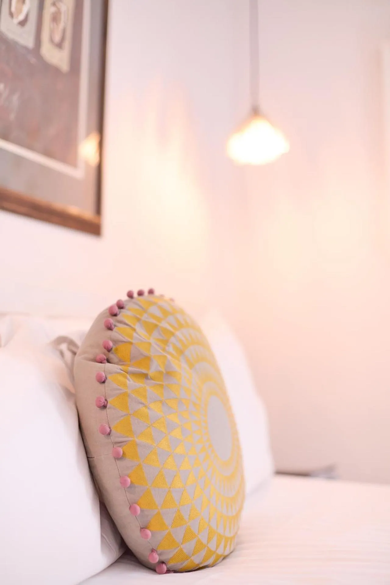 Bed in Monachyle Mhor Hotel