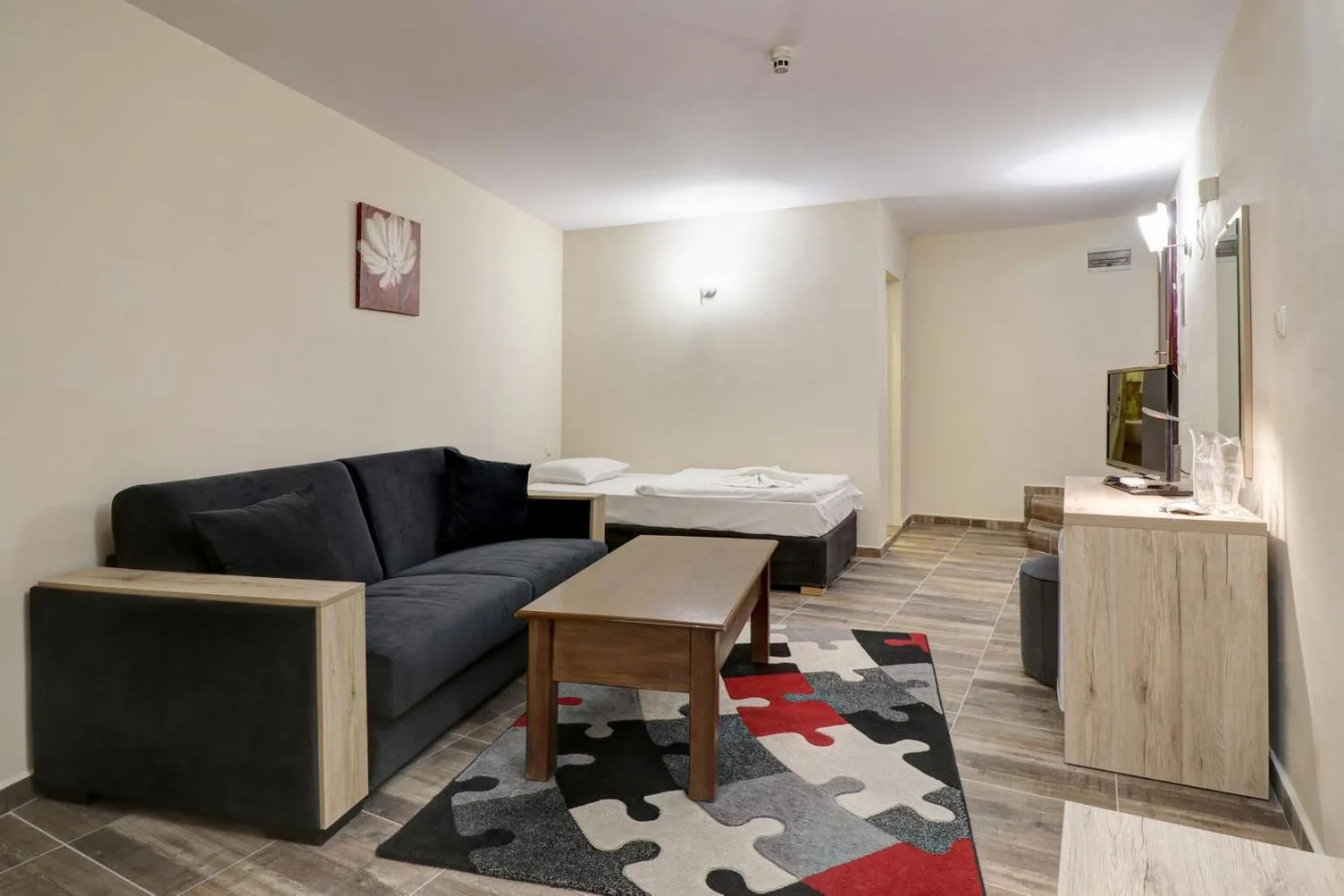 People, Bed in Family Hotel Jupiter