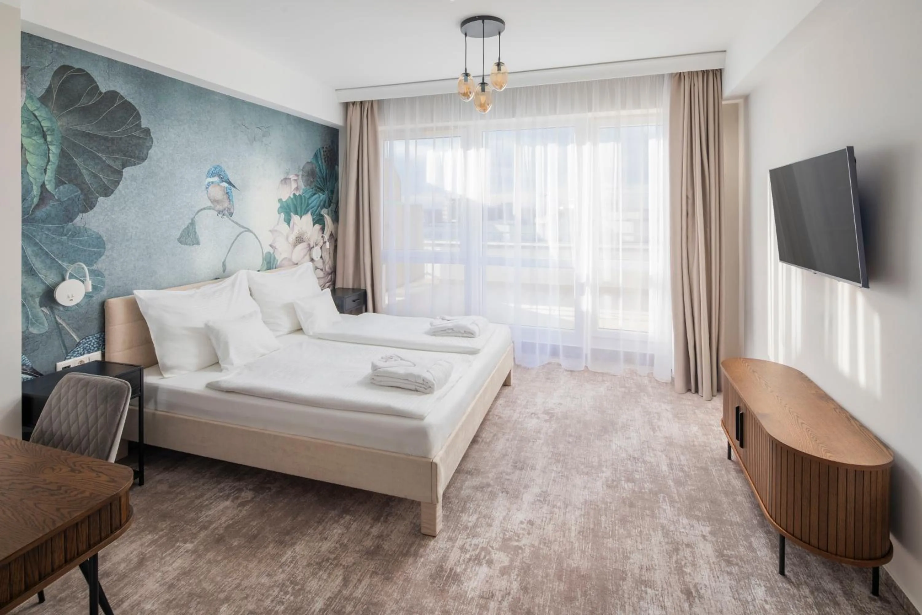 Bedroom, Bed in Hotel Atlantis Wellness & Conference