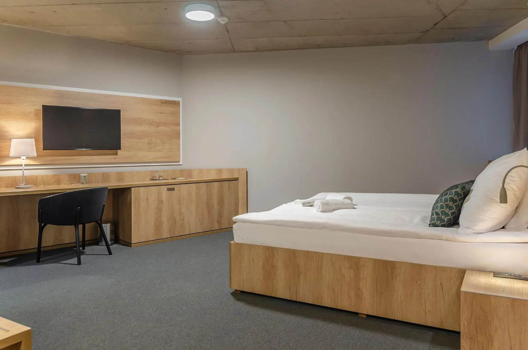 Bed in Hotel D1