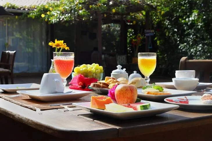 Food and drinks in Pousada Ilha do Frade