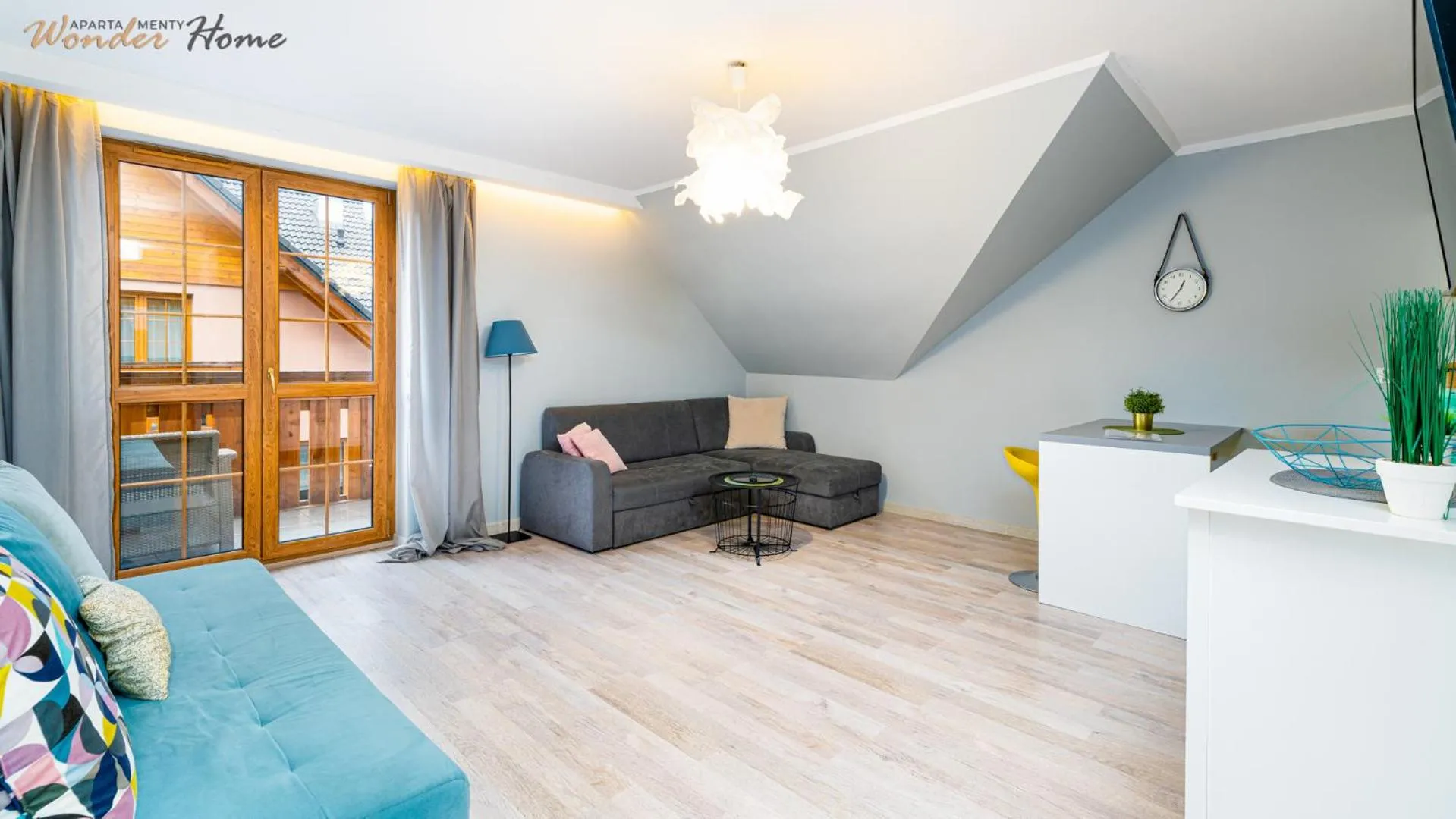 Studio Apartment (Obloczek) in Wonder Home - Apartamenty z balkonami Leśny Dom II - w cichej i zielonej części Karpacza