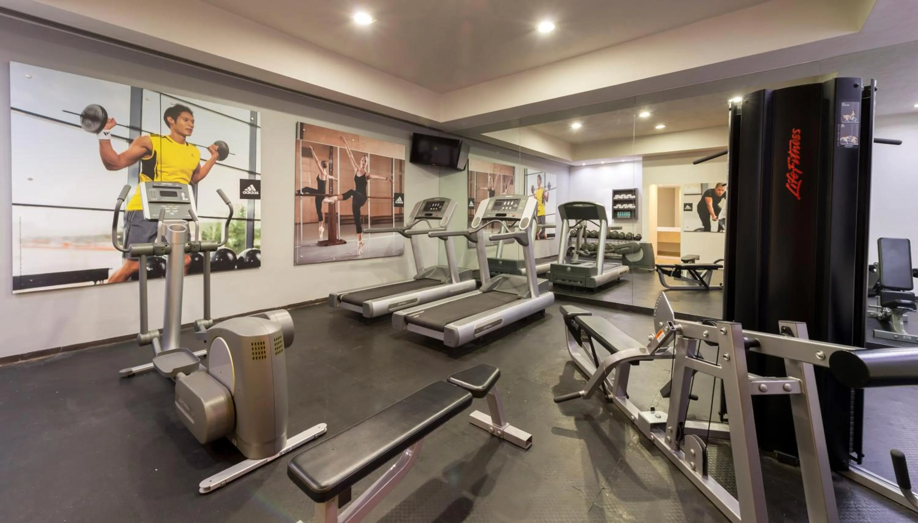 Fitness centre/facilities in Real Inn San Luis Potosi