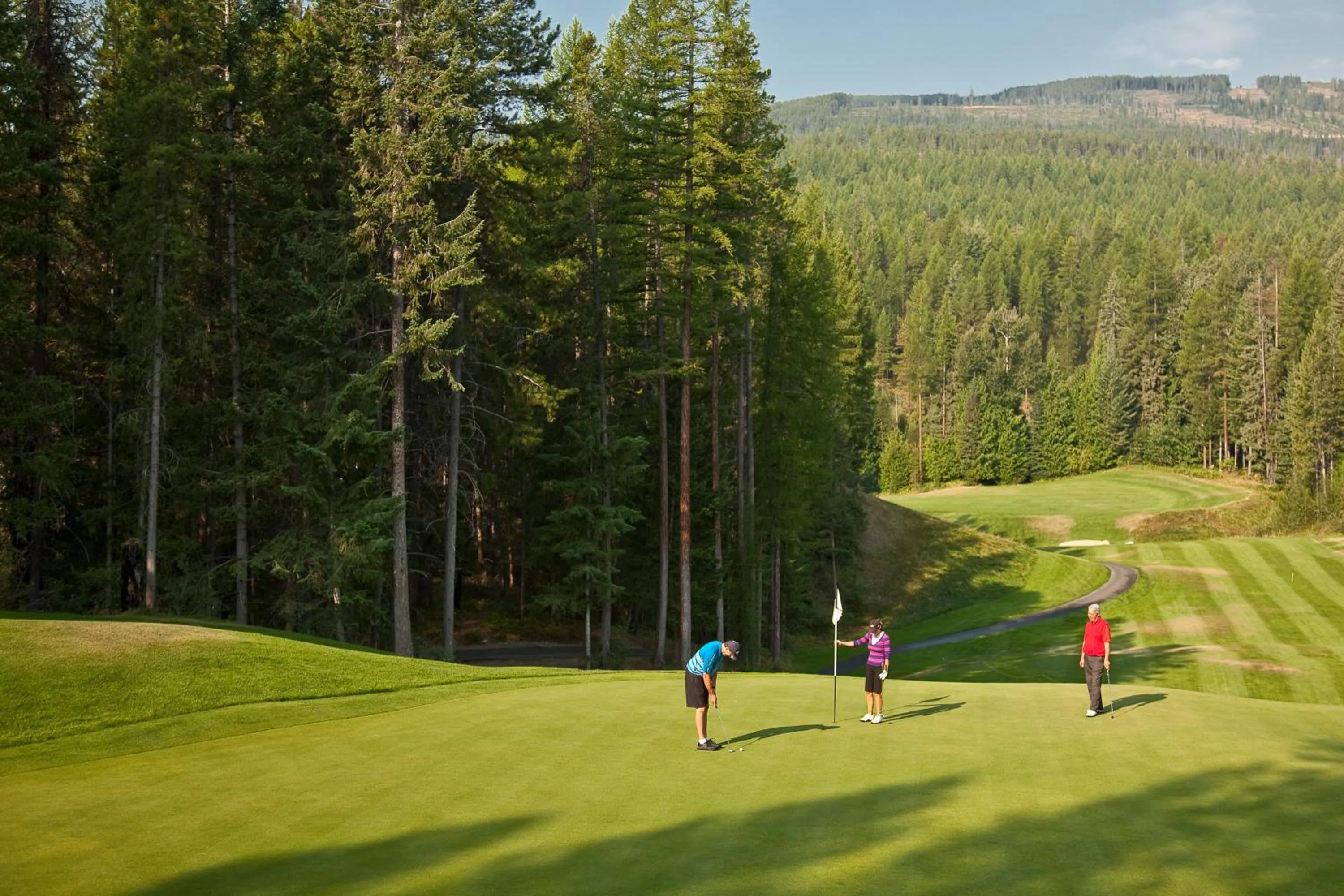 Golfcourse in Trickle Creek Lodge