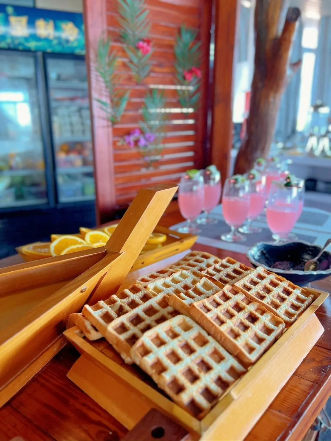 Breakfast in Ocean Star Hotel