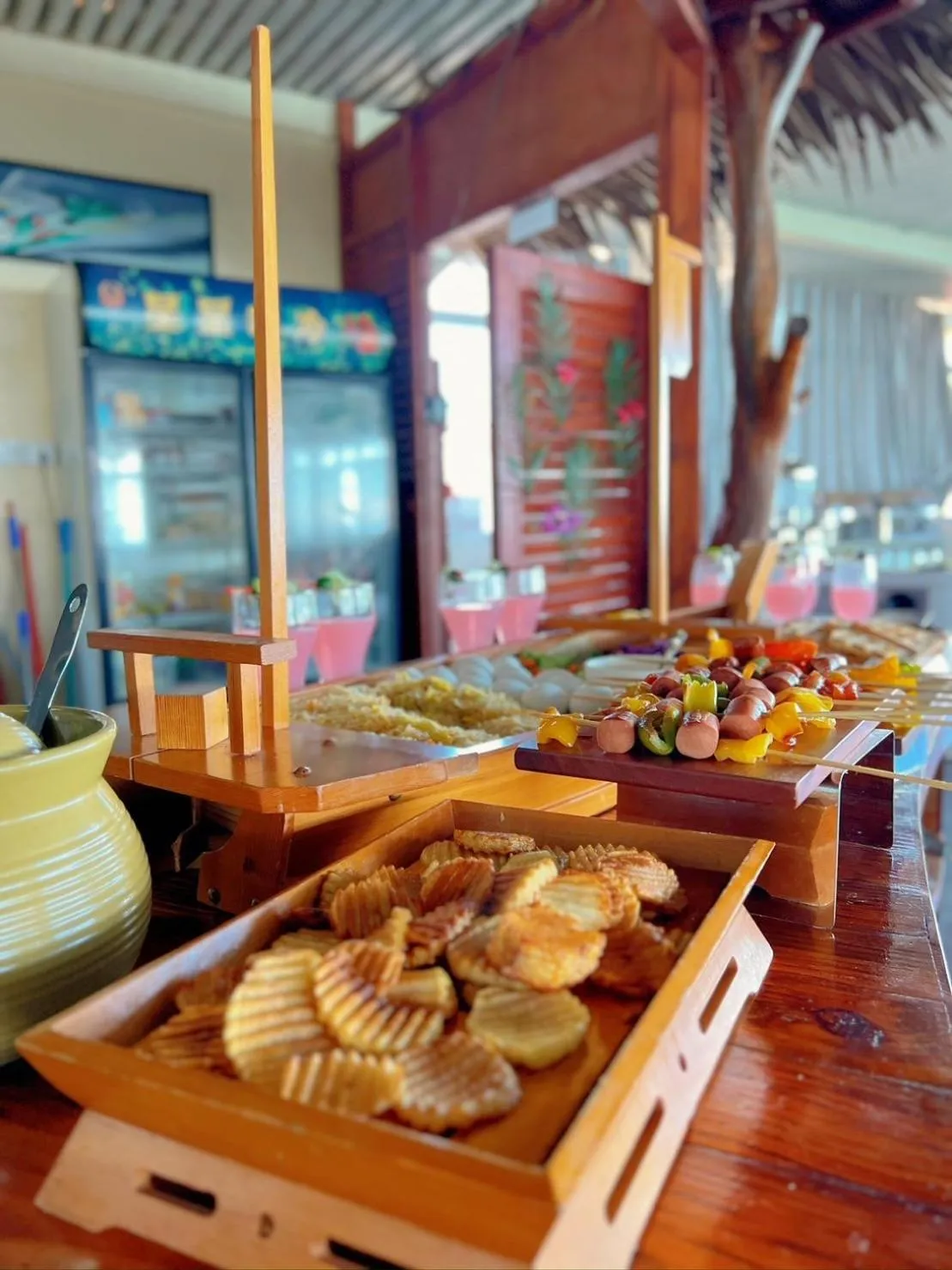 Breakfast in Ocean Star Hotel