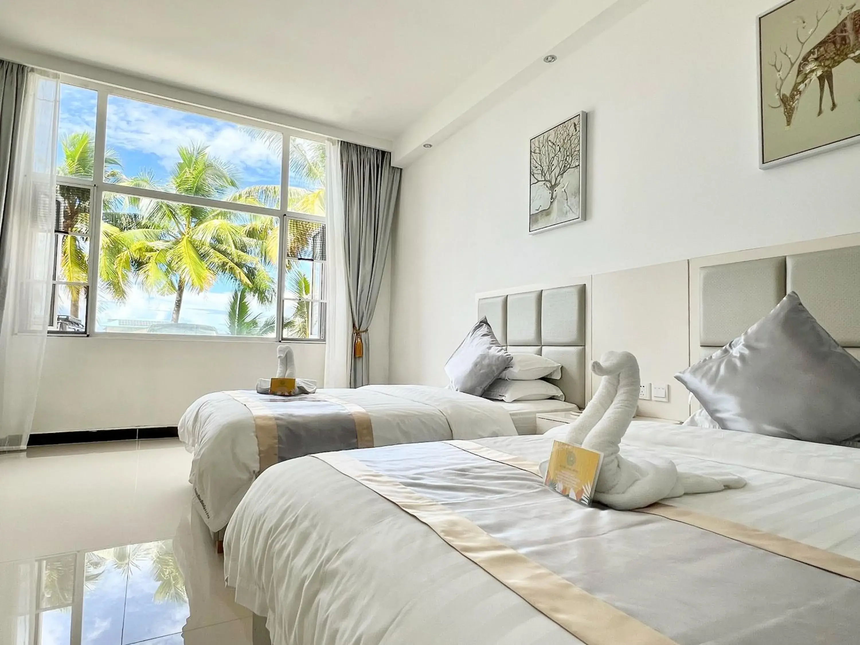 Bed in Ocean Star Hotel Bed in Ocean Star Hotel