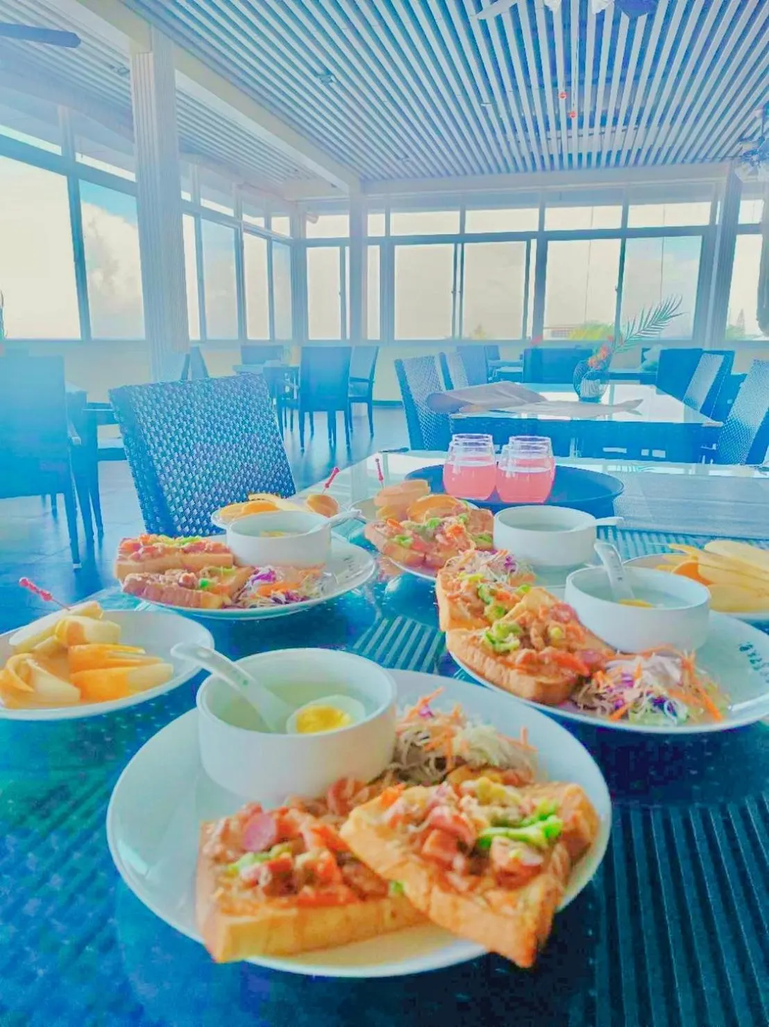 Breakfast in Ocean Star Hotel