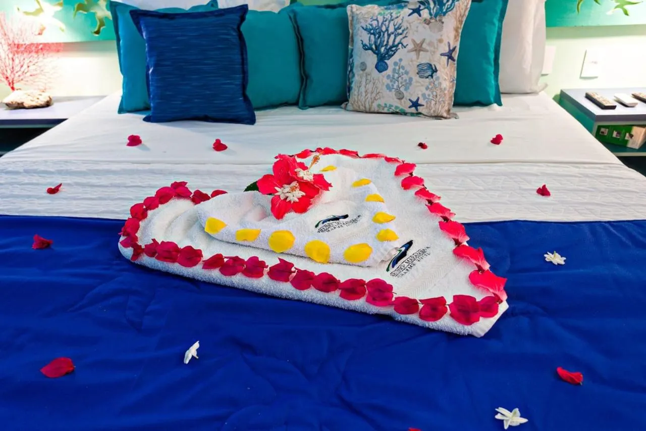 Bed in Bruno Marambaia Charme Hotel