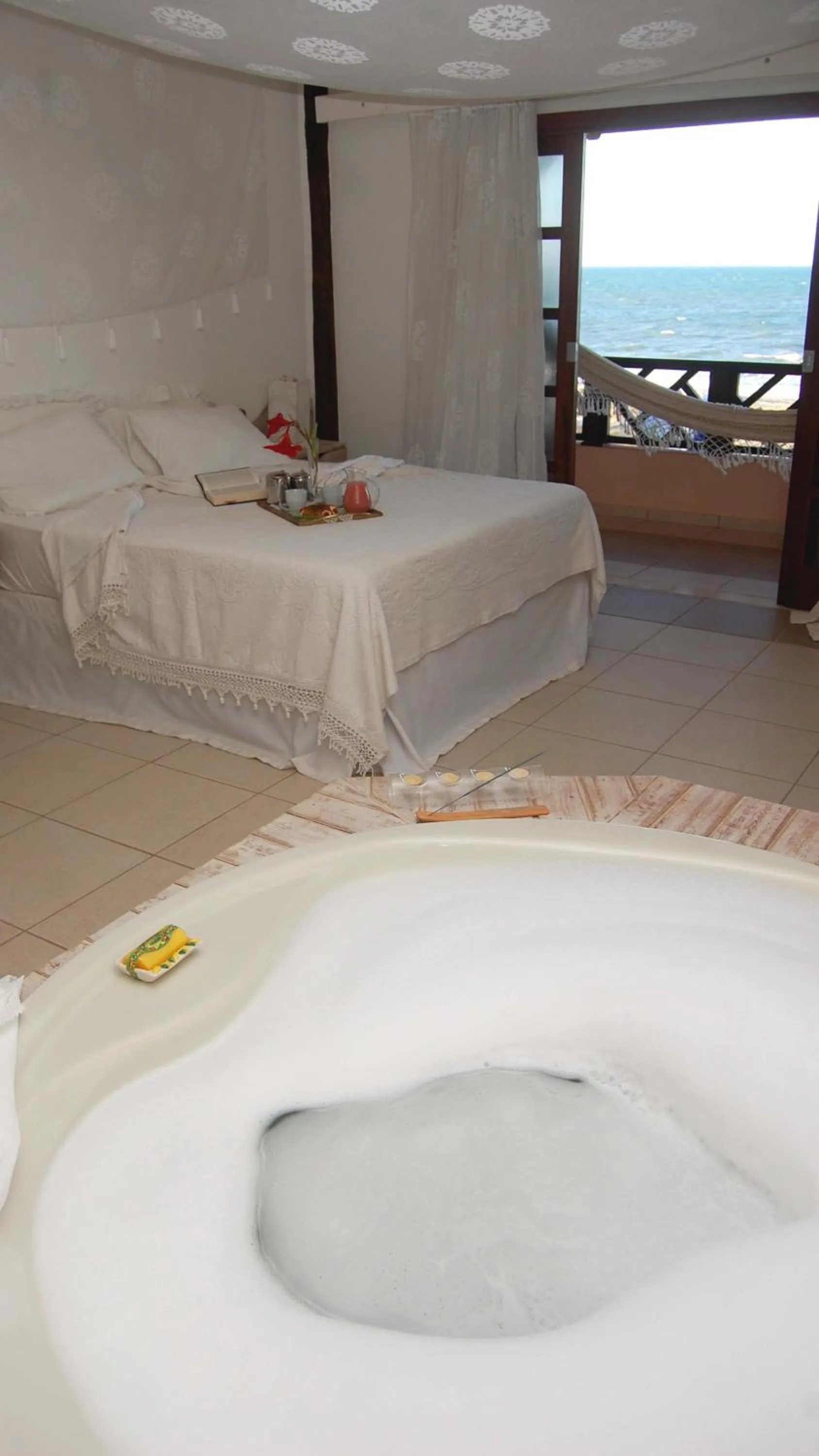 Bed in Bruno Marambaia Charme Hotel