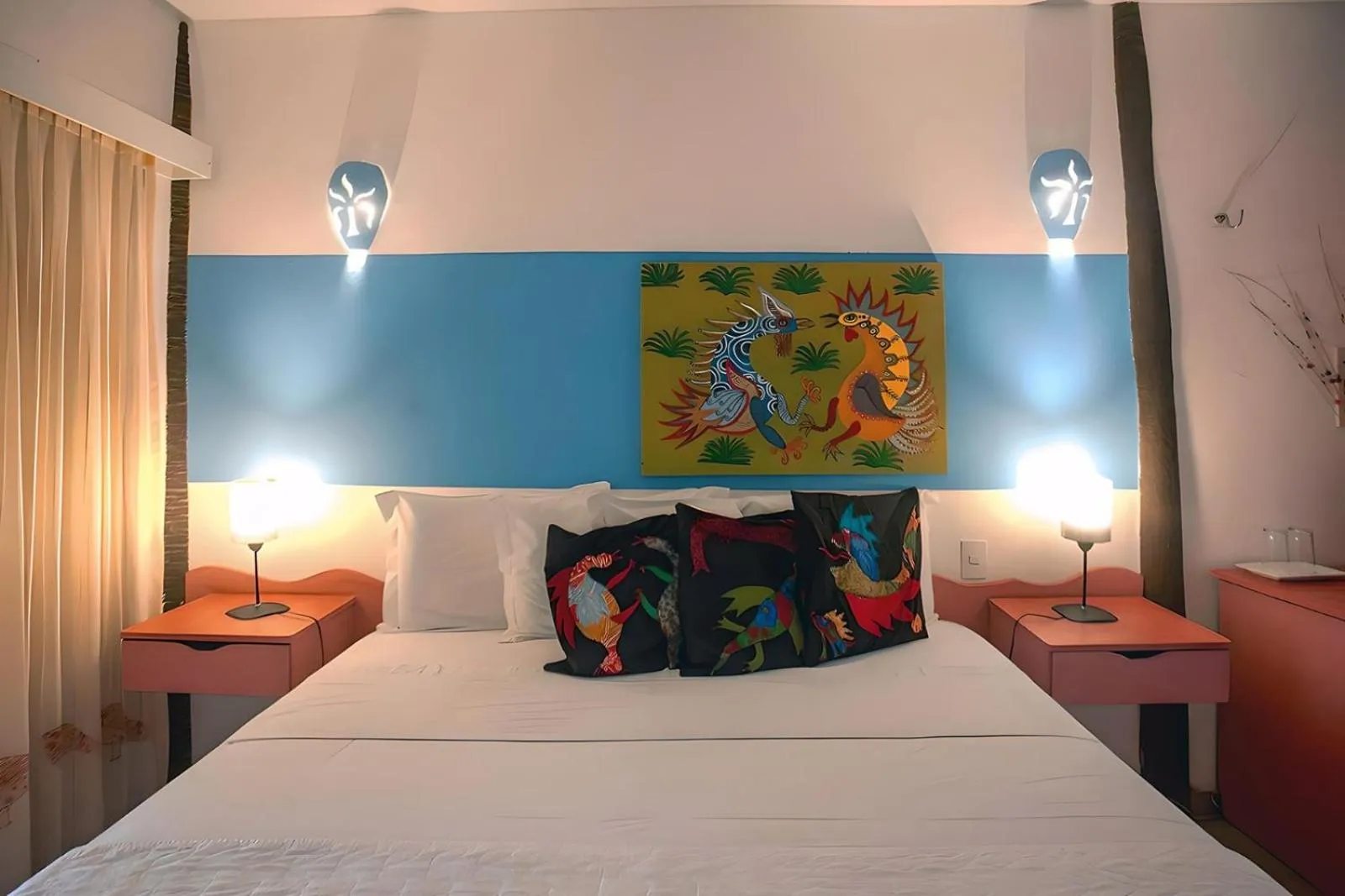 Bed in Bruno Marambaia Charme Hotel