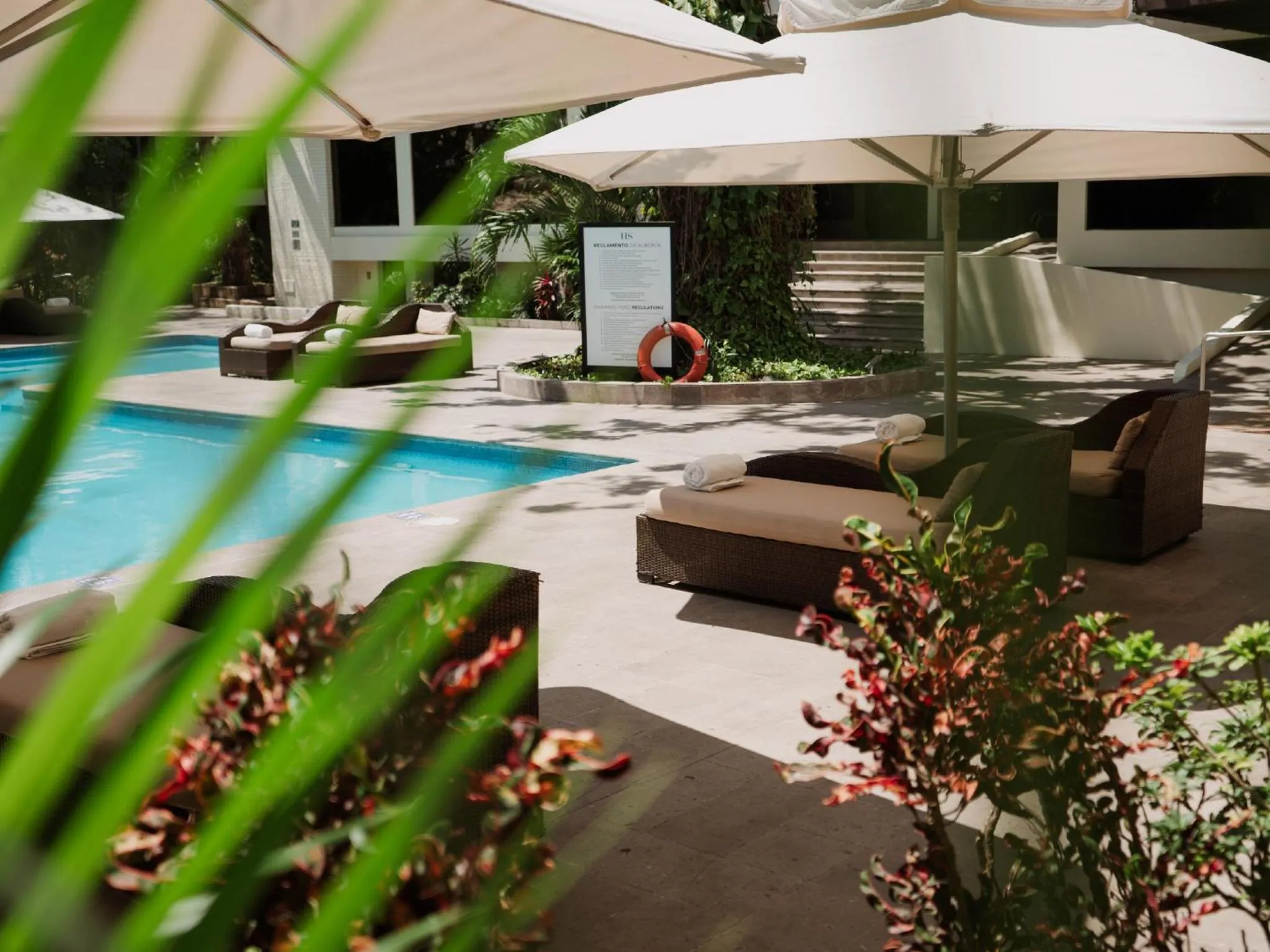 Patio in HS HOTSSON Hotel Tampico