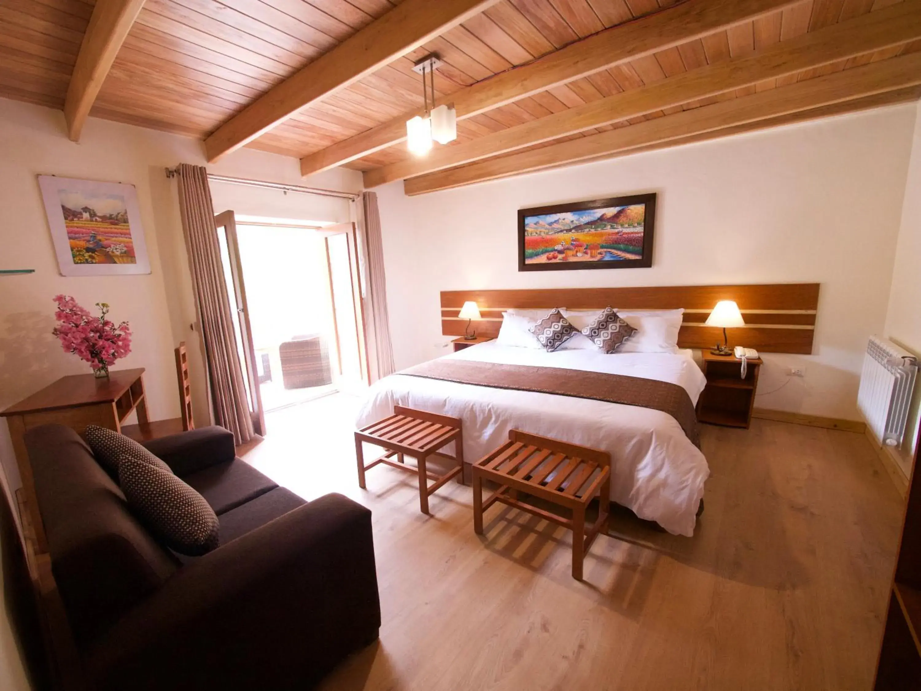 Bed in Sol Ollantay Boutique Hotel Bed in Sol Ollantay Boutique Hotel