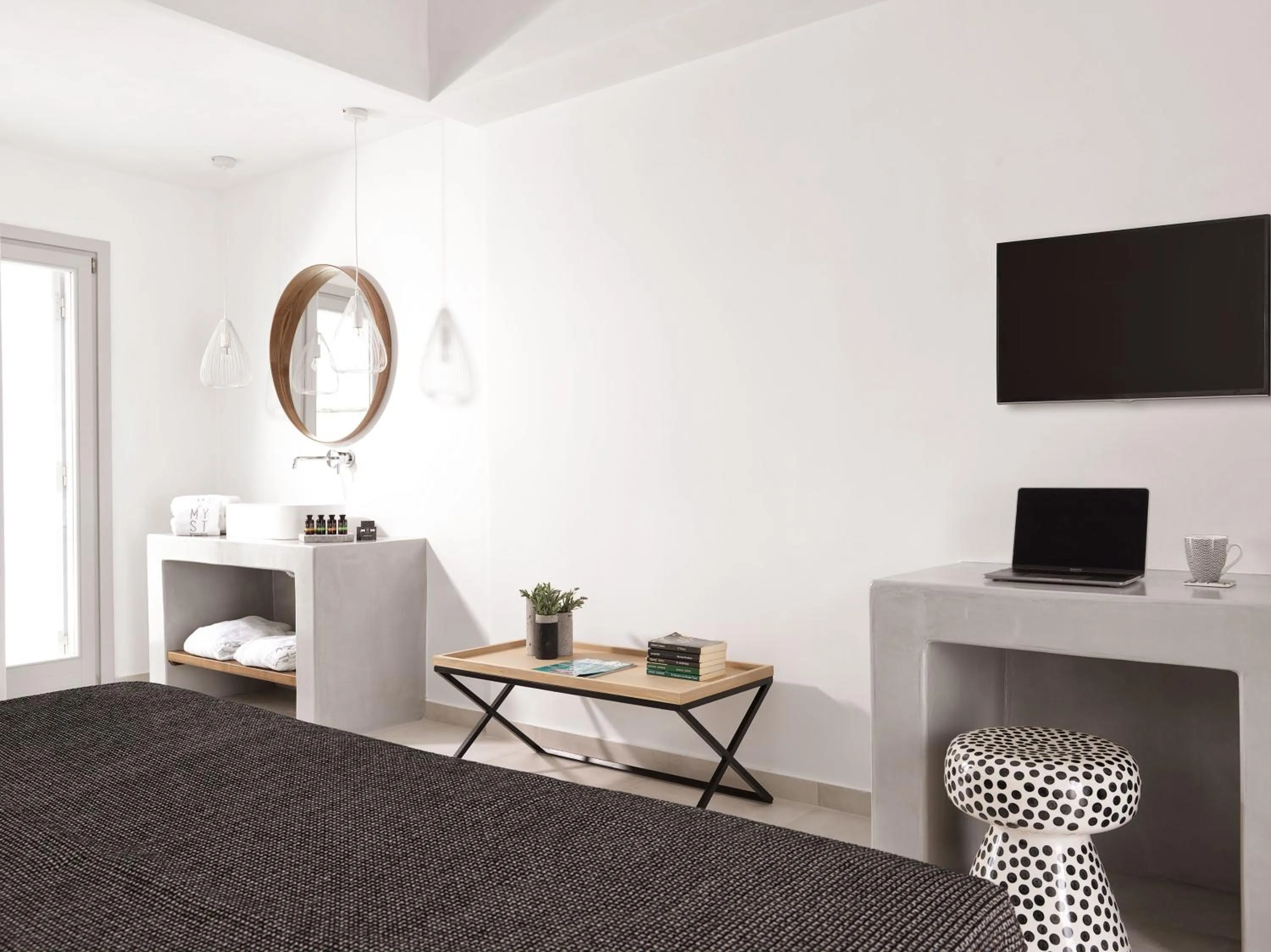 Decorative detail, Bed in Myst Boutique Hotel