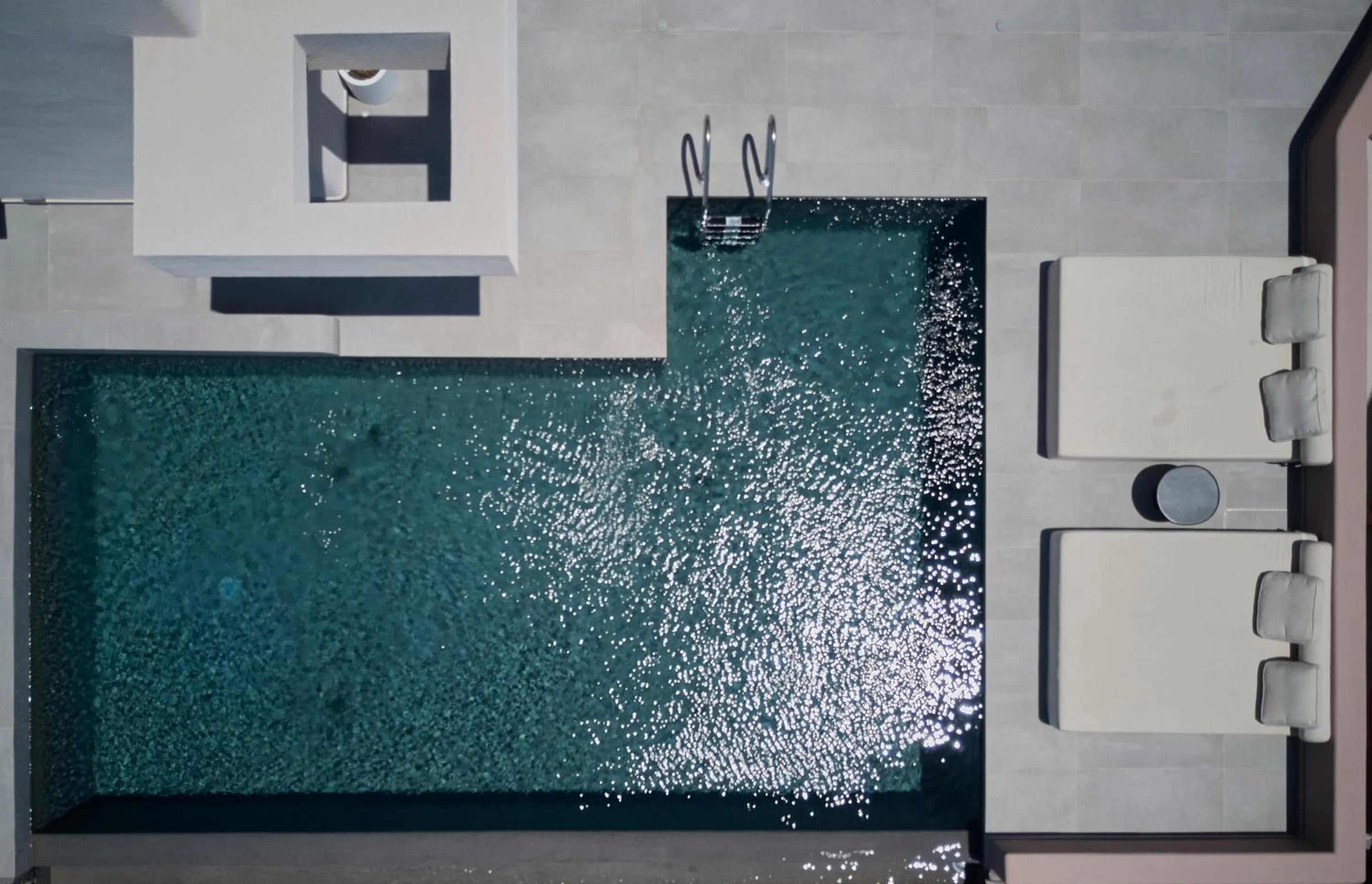 Pool view in Myst Boutique Hotel