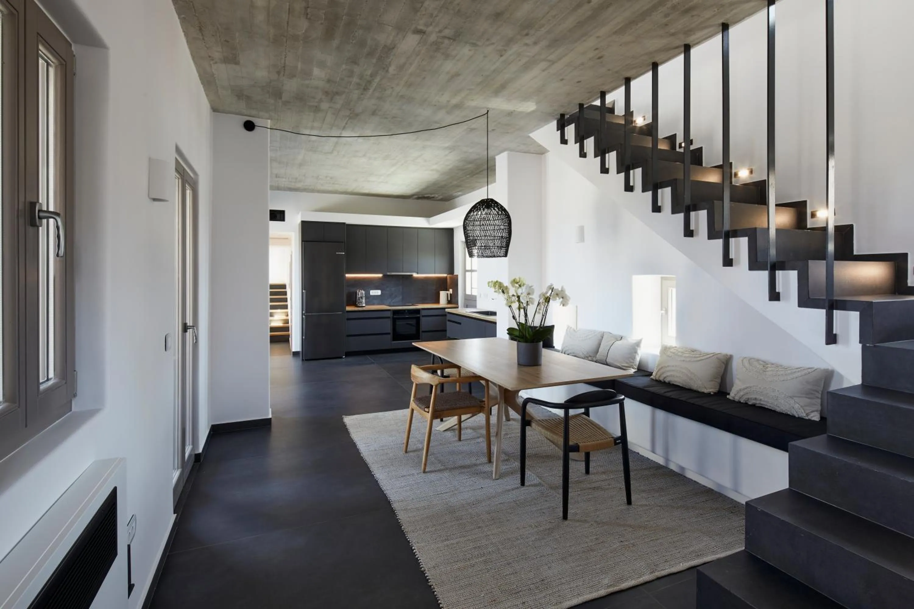 Kitchen or kitchenette in Myst Boutique Hotel