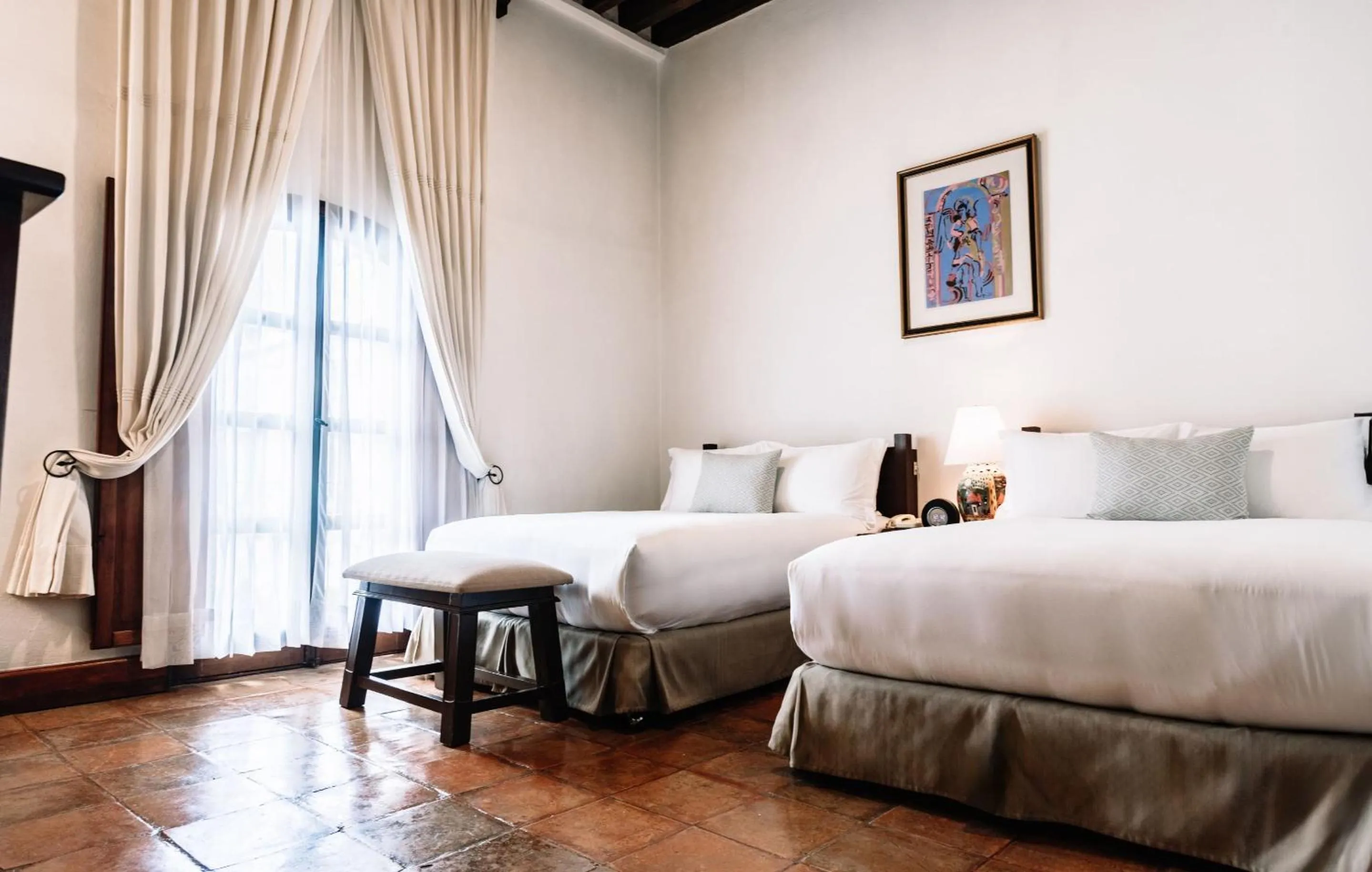 Bedroom, Bed in Quinta Real Oaxaca