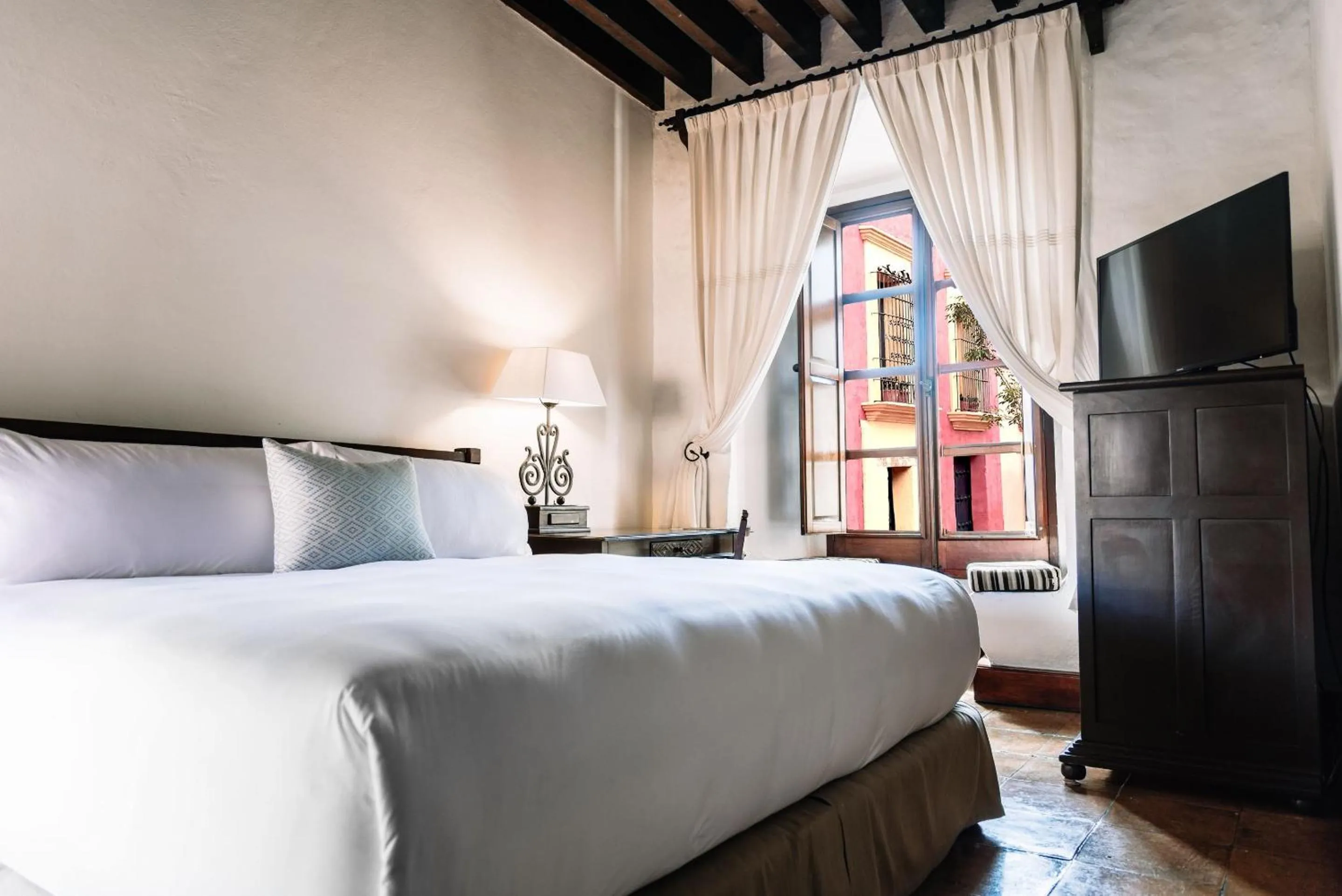 Bedroom, Bed in Quinta Real Oaxaca