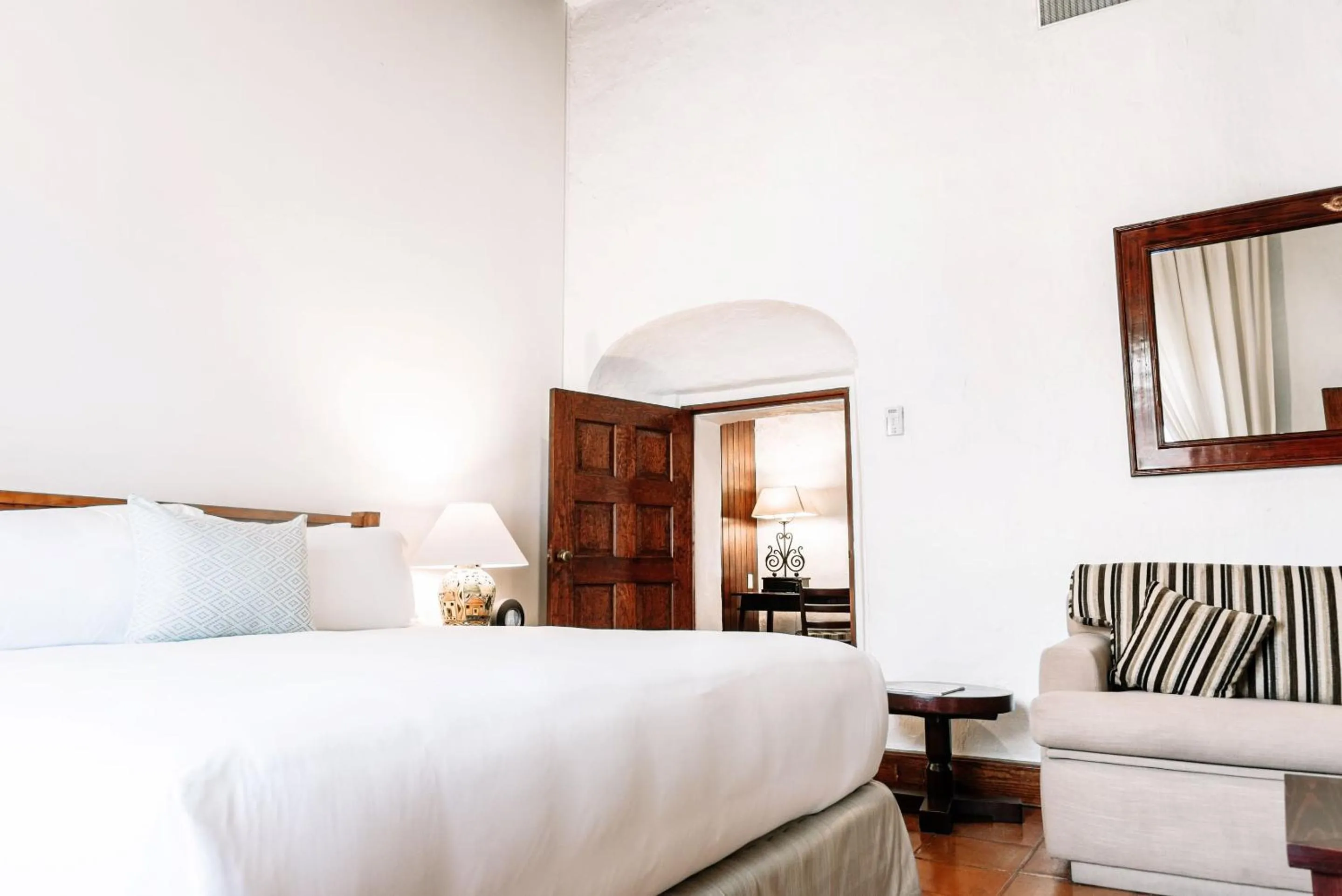 Bedroom, Bed in Quinta Real Oaxaca