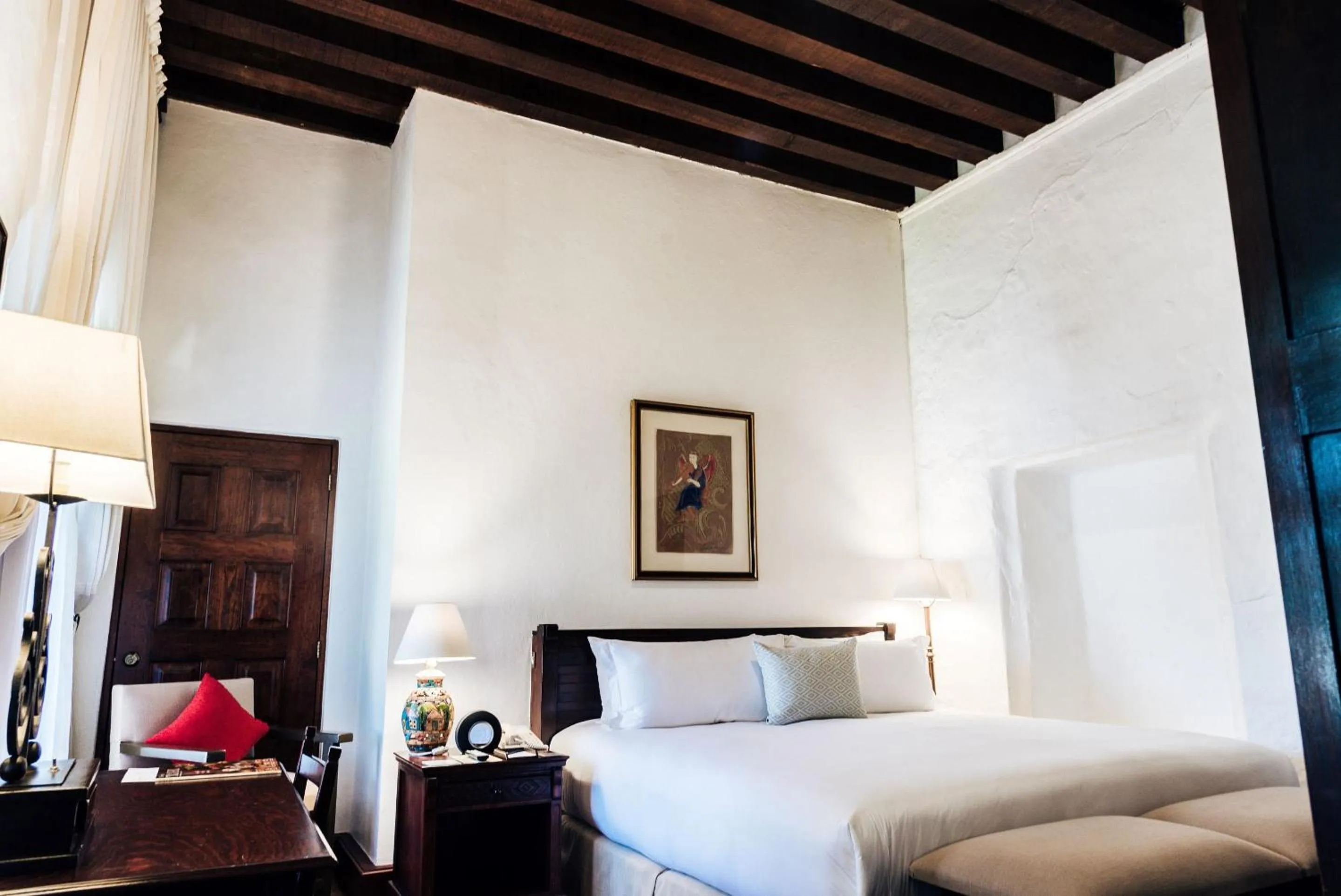 Bedroom, Bed in Quinta Real Oaxaca