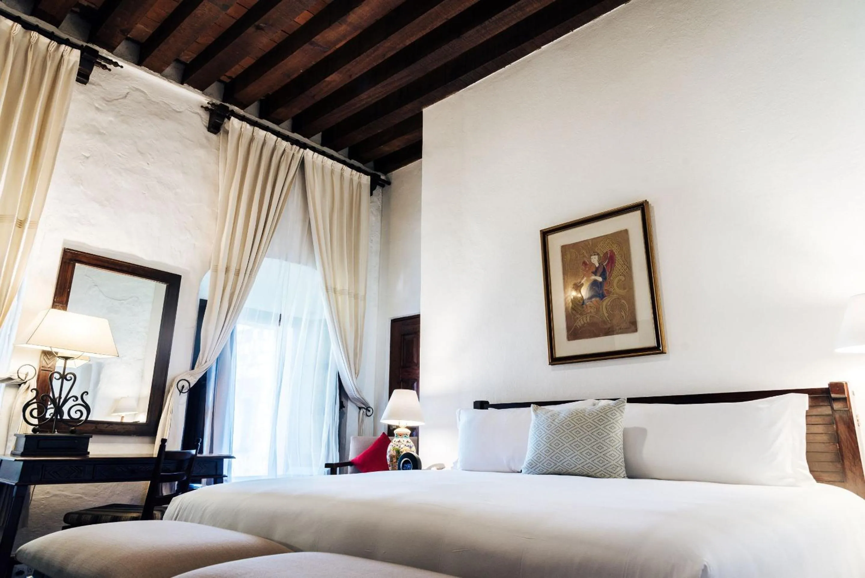 Bedroom, Bed in Quinta Real Oaxaca