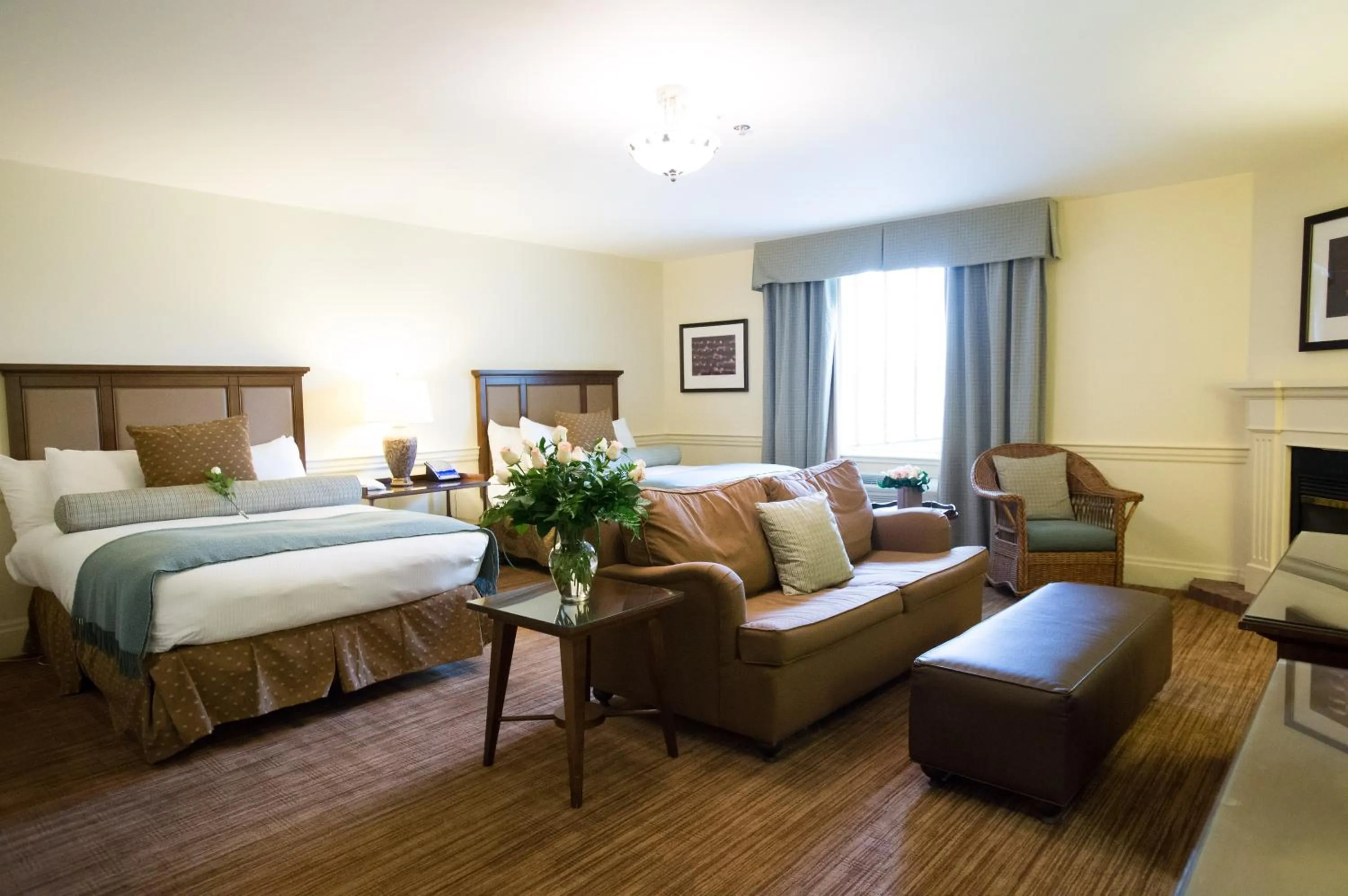 Bed in Pillar and Post Inn & Spa