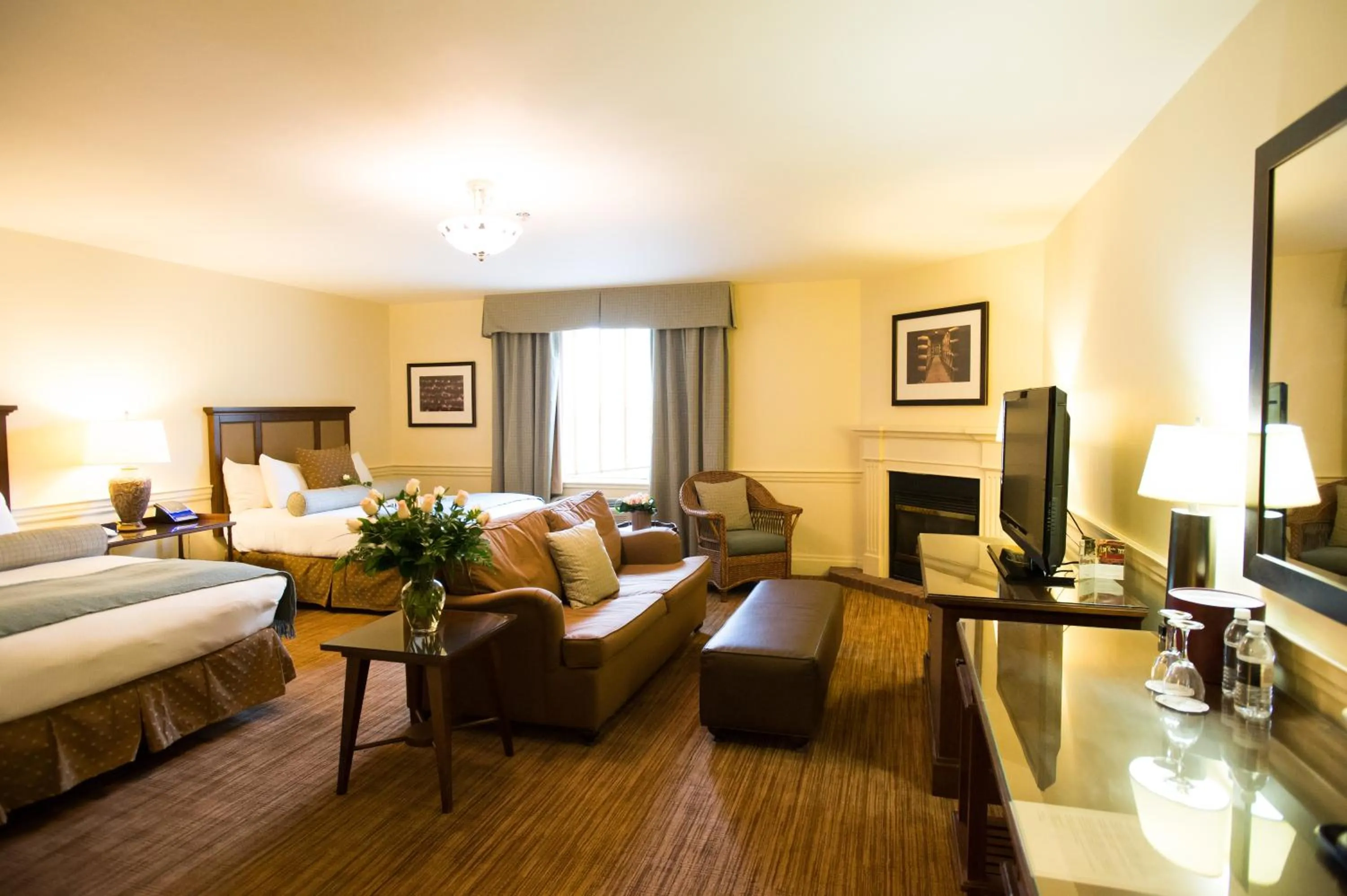 Bed in Pillar and Post Inn & Spa